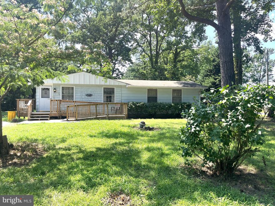 Rare Opportunity on Kent Island!
Don’t miss your chance to own this charming 3-bedroom home, featuring an additional flex room that can serve as a 4th bedroom or office. With 2 full baths, this single-family gem sits on a desirable corner lot and offers beautiful water views of the creek right from your front yard.  Just a short walk away is the community beach on the Chesapeake Bay, perfect for relaxing or enjoying waterfront activities.

This home features brand new carpet, new LVT flooring in the kitchen and hallway, and freshly painted walls throughout. The roof is approximately 10 years old, providing peace of mind for years to come. The expansive .34-acre backyard includes a large storage shed, offering plenty of space for outdoor living, entertaining, or gardening.

A great combination of location, updates, and outdoor space—schedule your showing today!