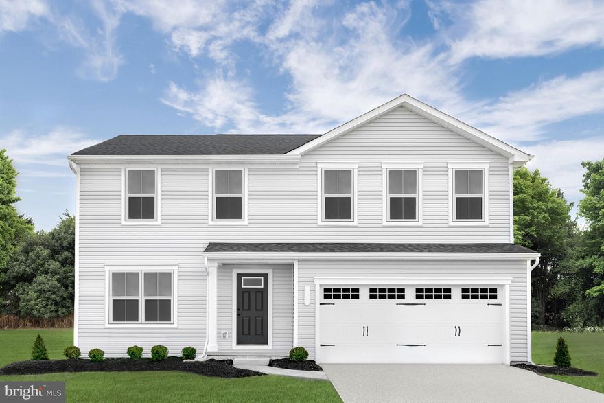 If you are looking for a single family home that blends function AND elegancy - look no further!  The Cedar to-be-built home at Gaver Meadows is designed to give you the space you need at an affordable price!
Enter into the first-floor foyer and head to the great room, which flows effortlessly into the gourmet kitchen with island, dining room and pantry. Beyond that, a hall leads to a powder room and flex space that can be converted into a home office, hobby room, or extra play space. Upstairs, 3 of the 4 bedrooms boast walk-in closets. Your luxurious primary bedroom features lots of living space, a huge walk-in closet, and a double vanity bath.  Hurry in today to look at this decorated model on site.   Other floor plans and home sites available. Photos are representative.