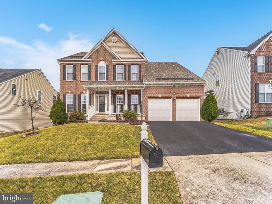 Welcome to 8112 Dotty Road, a spacious five-bedroom, 3.5-bath Colonial near White Marsh Town Center. The home features 9ft ceilings and a traditional floorplan with oversized windows and tons of natural light. Step into the open foyer with the dining room, living room, and hardwood floors leading into the kitchen. You will find oak cabinets, a center island, an eat-in dining area, and a slider to the rear deck in the kitchen. Step down from the kitchen into the spacious family room. A bonus room/office, powder room, and entrance to your 2-car garage round out the main floor. The upper level offers nice-sized bedrooms, a full hall bath, and a convenient laundry room. Relax and unwind in the primary bedroom suite with two walk-in closets, an owner’s bathroom with a soaking tub, a separate shower, and an oversized double vanity. Finished basement with a full bathroom, a bonus room, and a movie room.