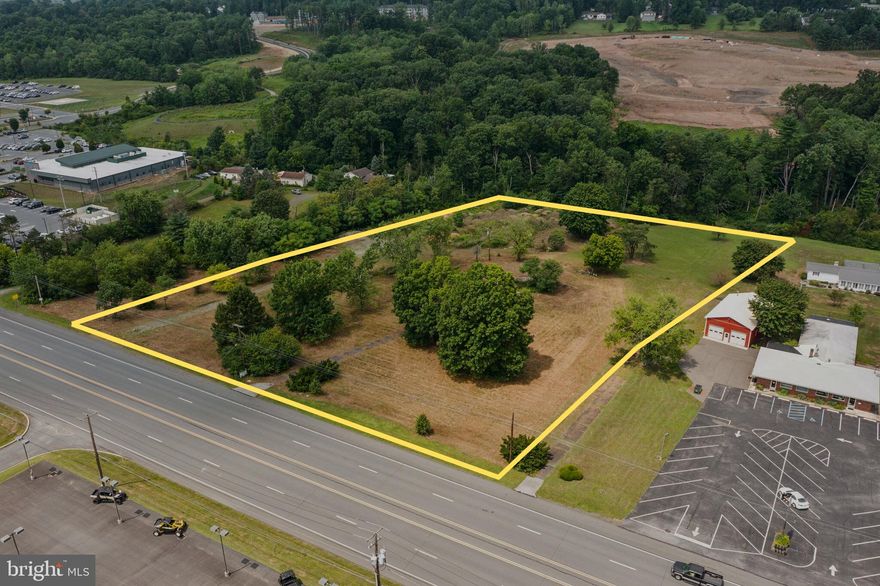 Commercial Land Development Opportunity! 1193-1195 Centre Turnpike: Two adjacent parcels along high-traffic Route 61 North totaling over 5.5 Acres in Schuylkill County, West Brunswick Township in the city of Orwigsburg - an emerging suburban town in Pennsylvania. Directly adjacent to the newly-built Geisinger Saint Luke's Hospital, featuring a 88 bed hospital,  20,000 SF cardiac specialty center, and a  20,000 SF general practice office. Additionally, a New Rutter’s Convenience Store with expanded truck parking is under construction across the street. Just a 10 minute drive away is Penn State's Schuylkill Haven campus. There are multiple possibilities for this highly-visible site.  Zoned C-1, allowing several uses including: Retail, Hotel/Motel, Grocery, Restaurant, Office, Apartments, Professional Services, Hospital, Automotive, and more. Surrounded by several multifamily and residential townhome developments, including 144 units in The Howard at Brunswick right next door. The lots are subdivided currently - purchase one lot for $462,500 or both for $925,000. Listing agent is related to seller. Drive by today and contact a member of our team to discuss this site for your next development project.