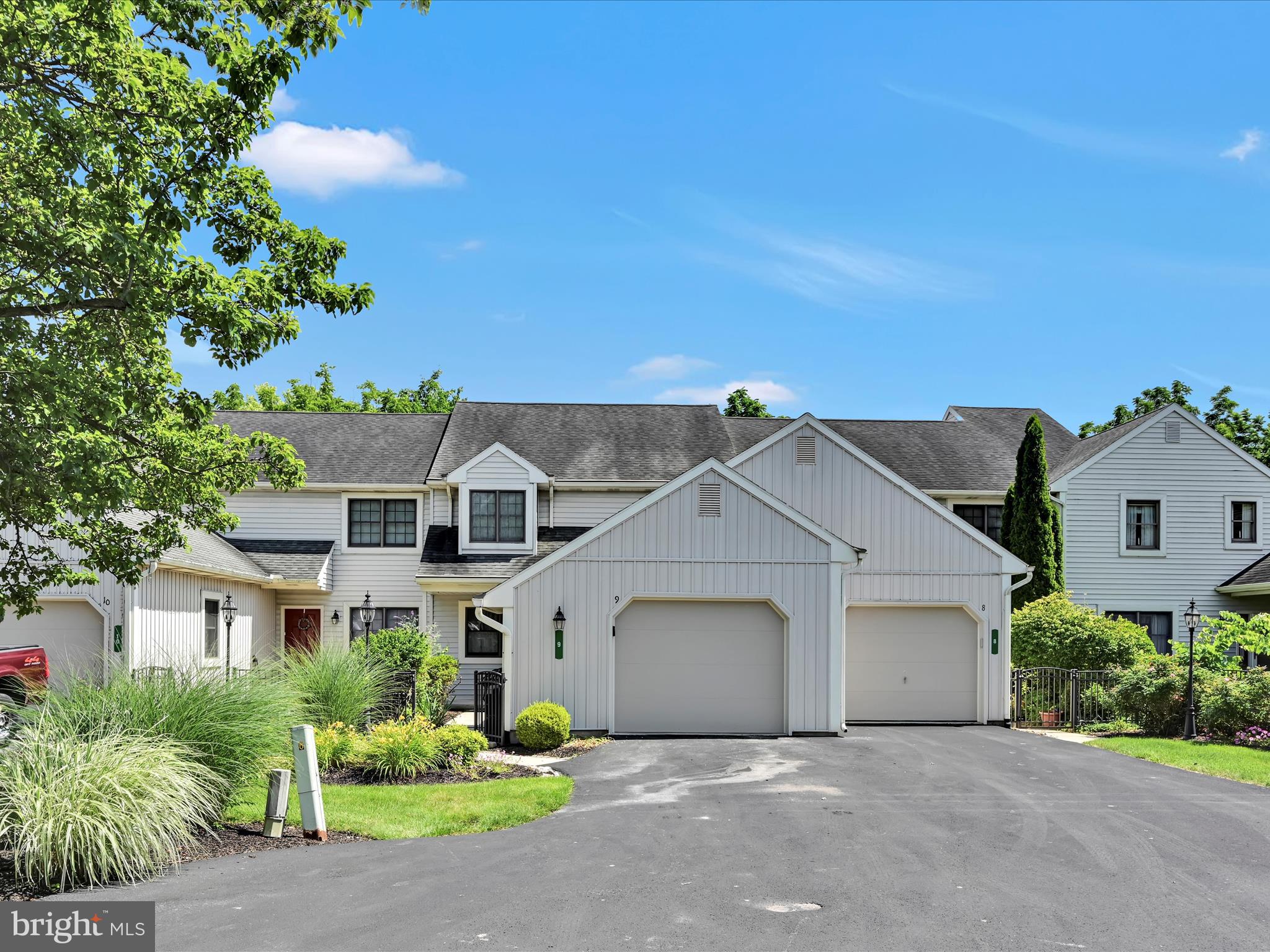 Welcome to 9 Shybrook Court, a beautifully maintained townhome nestled in the peaceful and desirable Shybrook Court HOA in Elizabethtown. Just minutes from Elizabethtown College, this spacious home offers over 2,400 sq. ft. of thoughtfully designed living space, with 3 bedrooms and 4 full bathrooms. Enjoy the ease of low-maintenance living with lawn care, snow removal, and exterior maintenance included in the HOA fee.
Step through a charming courtyard entrance into a warm and inviting main level featuring bamboo flooring, a cozy living room, and a bright kitchen complete with butcher block countertops, tile backsplash, and ample cabinetry. Off the rear of the home, a large screened-in patio provides the perfect place to unwind, overlooking wooded views and a tranquil stream, ideal for relaxing or enjoying local wildlife.
Upstairs, you’ll find two spacious bedrooms, each with walk-in closets, including the primary suite with a private en-suite bathroom. The fully finished daylight basement adds flexibility with a third bedroom, another full bath, a large living area, and its own walk-out covered porch. You’ll also appreciate 200 sq. ft. of unfinished storage space, an 11x4 garage bump-out, and laundry hookups on all three levels (with the basement currently in use).
This is a rare find offering comfort, space, and natural beauty — schedule your tour today!