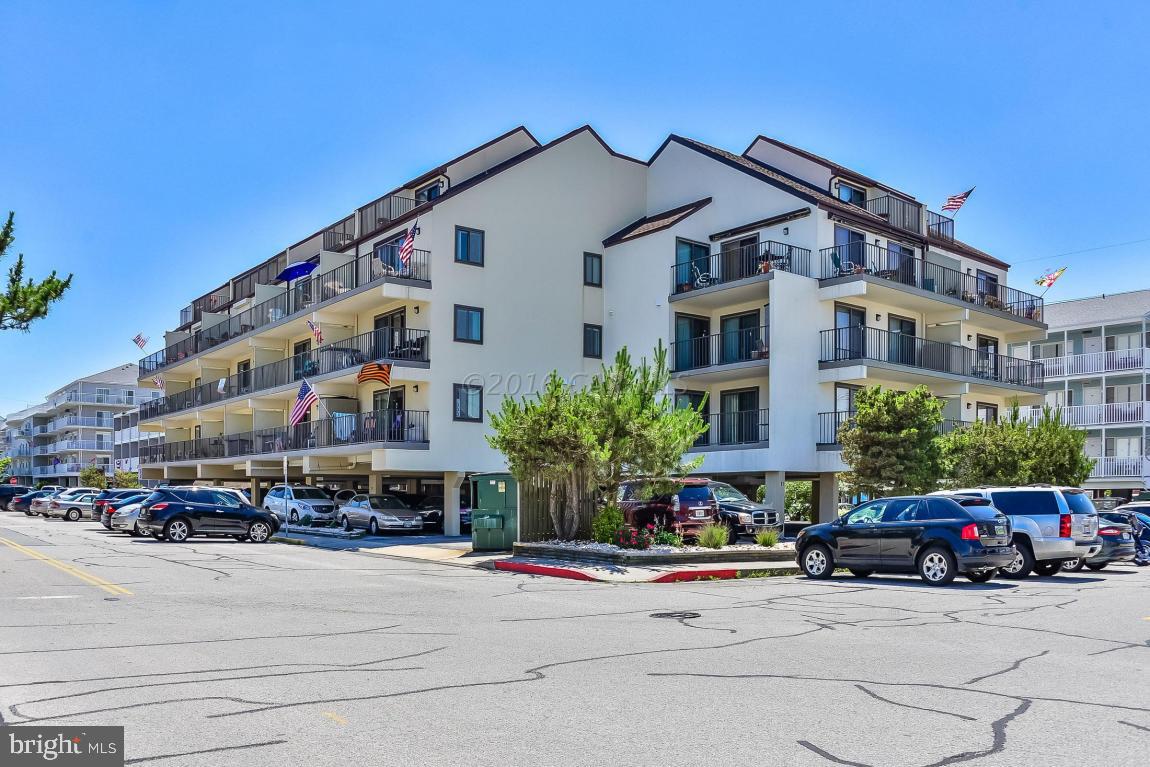 Check out this large and unique oceanside condo that is just steps from the beach with a rarely available outdoor pool and elevator. This 3 bedroom/2.5 bath condo offers a ton of living space at over 1300 sq. ft. across two floors. The 1st level has an open living area, two bedrooms, 1.5 baths and storage. The 2nd level is a large suite with living area, sleeping area, full bath and more storage. There are two generously sized balconies off of each level to relax on after a long day at the beach. The unit has been well cared for and is in very good condition. The building itself is well taken care and well managed with a solid condo association. This is a good opportunity as the unit is priced well in light of the comps and it is rare to find a smaller oceanside building with a pool.