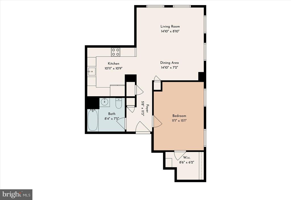 Photo of 111 S 15th Street #2303, PHILADELPHIA, PA 19102 (MLS # PAPH2550006)