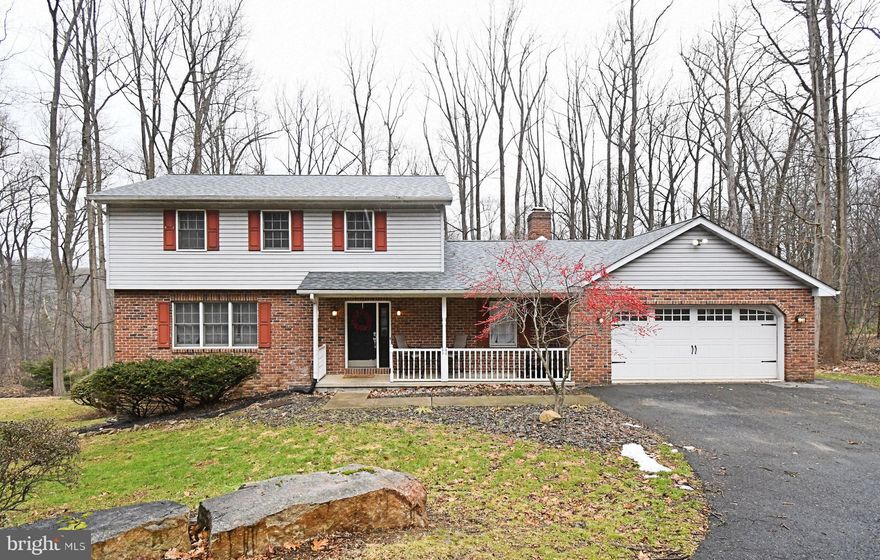 Welcome to this beautiful 4 Bedroom Colonial in Oley Valley School District! Full in-law suite on the lower level!! 3 generously sized Bedrooms on the Upper Level! Master Suite has a walk in closet and full bathroom! The 20 x 16 addition added height to the kitchen ceilings, tile flooring, an island, and gorgeous windows allowing natural light to flow through the kitchen! Sit by the cozy fireplace in the Living Room or entertain in the Dining room right off the kitchen! There are 3 full bathrooms and 1 half bath. New roof in 2022! Take a walk out the sliding glass doors onto the 2-tiered deck looking out into the beautiful wooded backyard! Peaceful and private for all those nature lovers!