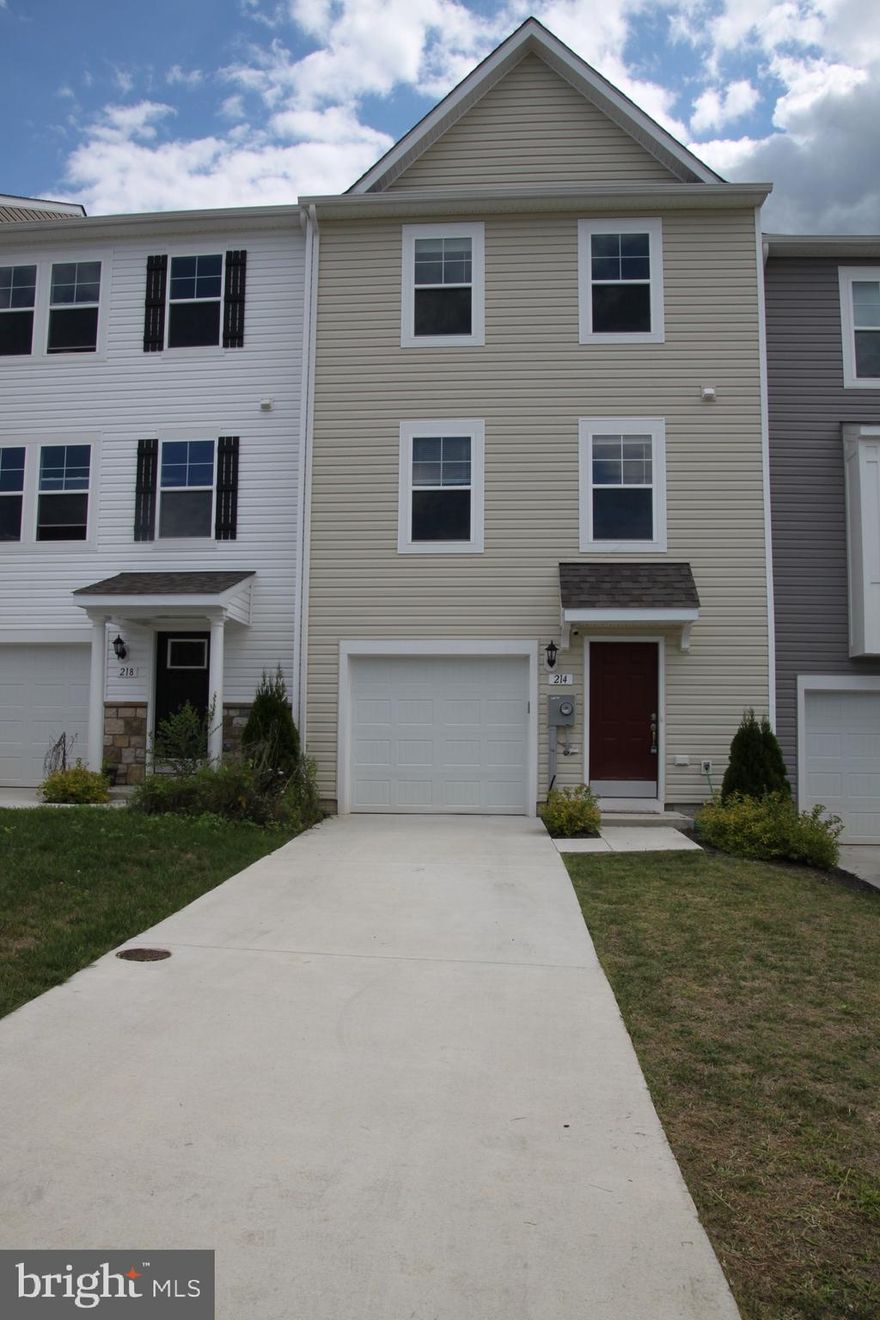 Just over a year old move-in condition 3-4Br, 3-4 1/.2 bath townhome in a wonderful area and subdivision, why wait to build when this is ready to go. The 3 levels contain around 2055 of finished SF, the entry level has two large finished rooms in the rear which exits to the rear yard, also on this level is a nearly complete full bath with the drywall and electric completed and the tub/shower area  ready to go with your choice of a tub or shower stall, the seller is leaving you a new commode and  sink so additionally you only need a small area of  flooring. Moving to the first upper level is the beautiful kitchen with stainless appliances and a gorgeous island with an installed  county styled sink, not to be overlooked is a nice pantry, this level is a sought-after open concept with an adjacent living room and an adjacent dining area which is quite spacious and  which adjoins a n 8 x 20 rear extension.  The next upper level contains the abundant primary bedroom with it's large walk-in closet and an attached primary bathroom  with a large separate shower and a separate soaking tub and double sinks.  The property is easy to show so  don't delay.