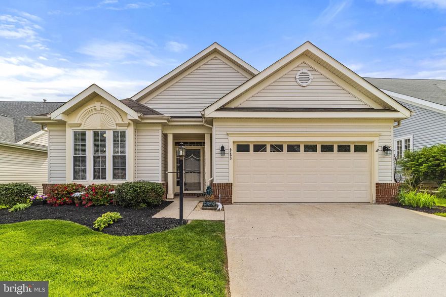 Heritage Hunt is an upscale gated golf course community for residents 55+ located in the heart of Gainesville, VA.  This home is located on a cul-de-sac and backs to common area and features an irrigation system . You will enjoy spacious one-level living w/open floor plan, 2 bedrooms, 2 full baths , eat-in kitchen, formal dining room, living room,  family room w/soaring ceiling and a bright and airy sunroom that leads to patio. NEW HVAC (2020), newer water heater and fresh paint  Heritage Hunt amenities include the Arthur Hills designed 18-hole golf course, clubhouses, bocce courts, tennis courts, indoor and outdoor pools, exercise room and walking trails. HOA fees include Comcast (Internet, TV and Phone). Welcome Home!