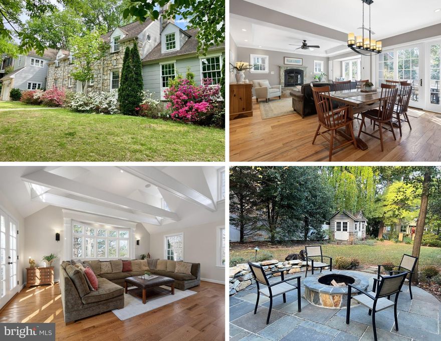 *** HISTORIC CHARM, LUXURY, WALKABILITY AND COST-SAVING SUSTAINABILITY ON A .33 ACRE LOT!***  This exceptional Westover property delivers a rarely-seen package of attributes on a quiet, tree-lined street just a 5-minute walk from the heart of Westover Village, with its numerous shops, restaurants, schools, library, and conveniences, and less than a mile from the metro. Built in 1940, completely renovated and expanded in 2010, and carefully maintained and updated since that time, this beautiful home is move-in ready and offers a combination of space, charm, luxury, and location that is seldom available in Arlington, particularly at this price point.  With six bedrooms, four and 1/2 baths, numerous spacious and versatile living areas, and a 0.33-acre level corner lot, the home comfortably meets an active family’s need for spaces to work, play, relax, and entertain. The historic core of the home boasts its original 1940 natural stone fireplace, random-width pegged hardwood floors, arched doorways, spacious dining room, and cozy wood-paneled library. Thoughtful 2010 additions designed by architect Richard Lanier enhance both luxury and livability.  The additions include a stunning primary suite featuring custom millwork and a gas fireplace; a separate sitting area opening onto a porch for outdoor lounging; a luxurious bath with copper soaking tub, double shower with river stone accents and custom-built vanity; 2 large walk-in closets; and an adjacent second-floor laundry. On the main floor, an expansive gourmet kitchen with Sub-Zero/Wolf/Miele appliances, warming drawer, wine fridge and an oversized island adjoins a spacious eating area and family room, with custom built-ins and another gas fireplace.  The separate first-floor great room features the original stone wood-burning fireplace, a cathedral ceiling, large bow window, and direct access to the backyard through two sets of French doors. A large mudroom offers custom built-ins and extensive storage.  An inviting lower-level guest suite supports multi-generational living or extended visitor stays.  The home’s unparalleled sustainability profile is a major and absolutely unique asset.  A dual-zone geothermal heating and cooling system provides unparalleled indoor comfort at a fraction of the cost of even the most efficient traditional heat pump systems, saving hundreds of dollars per month during peak seasons. The home is further equipped with fully-paid solar panels, 2 tankless water heaters, a whole-house fan, spray foam insulation, and electric vehicle charging.  The large corner lot was professionally landscaped in 2018 to create a lovely and functional extension of the indoor living areas.  The fenced yard features a spacious outdoor eating area, a fire pit, a charming custom-built shed/playhouse that mimics the residence, and plentiful mature trees and plantings.  Like the house itself, the neighborhood is a treasure.  Walk five minutes to beloved local shops and restaurants including the Lost Dog Cafe, Westover Gourmet Market and Beer Garden, Lebanese Taverna, The Italian Store, Ayers Hardware, Trade Roots Gift Shop, Westover Library, the vibrant Westover Farmers Market, and more. Cardinal ES, Arlington Traditional ES, and Swanson MS are all within easy walking distance.  Arlington bike trail access is 3 blocks away. The East Falls Church Metro is less than a mile from the home. With quick access to I-66, downtown D.C. and Tysons Corner/Rte. 267 are easily accessible.  Sought-after Overlee Pool is less than a mile away.  Because the owners of this home are members, buyers would have the opportunity to move to the top of the 10+ year waitlist — a huge benefit.  This home offers a truly compelling combination of historic charm, luxury, modern sustainability, and acreage, all nestled into the heart of one of Arlington’s most walkable and family-friendly neighborhoods.  Buyers who value these qualities should not miss this opportunity!