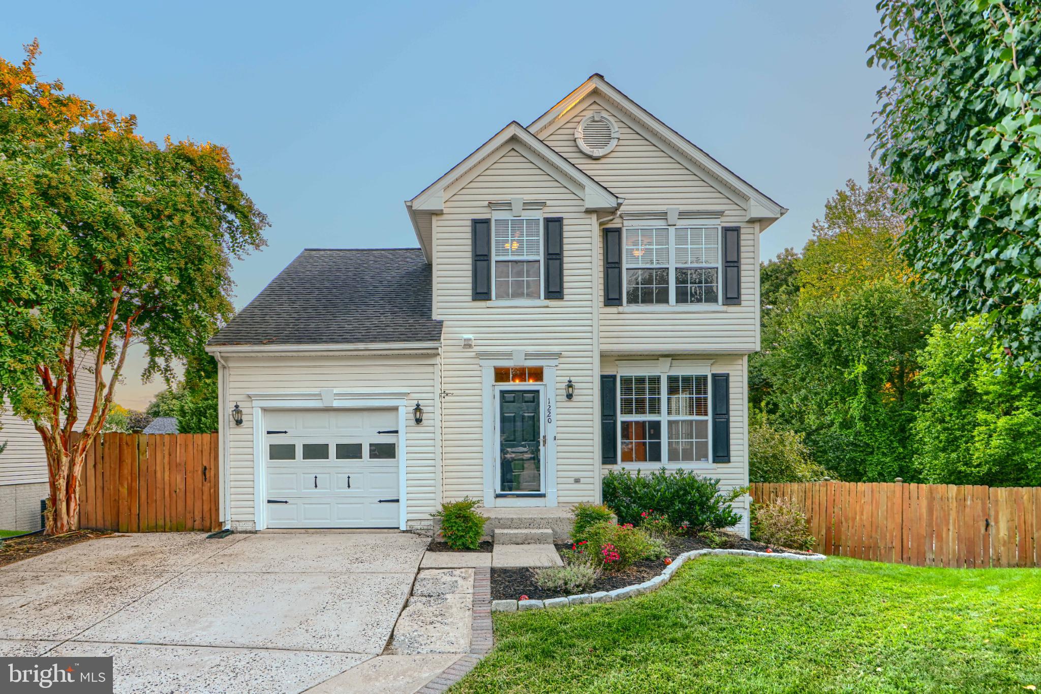 Welcome to 1220 Magness Court, a well-maintained 4-bedroom, 2.5-bath colonial perfectly positioned at the end of a quiet cul-de-sac. Nestled on a rare corner lot, the home enjoys exceptional privacy, offering a peaceful retreat while still being close to everyday conveniences.
Inside, you’ll find fresh 2025 paint throughout and a bright, open floor plan. The updated kitchen features granite countertops, tile backsplash, stainless steel appliances (refrigerator 2018, microwave 2023, dishwasher 2024), center island, and ample cabinetry, perfect for both everyday living and entertaining. Adjacent dining and living areas include crown molding, wainscoting, built-in shelving, and hard surface flooring.
Upstairs boasts a spacious owner’s suite with a walk-in closet and private bath complete with a dual vanity, soaking tub, and separate tiled shower. Two additional bedrooms share a beautifully updated full bath. The fourth bedroom is located on the finished lower level, alongside a large rec room with brand new carpet (2025), recessed lighting, and walk-out access to the backyard, ideal as a guest room, gym, or home office.
Other updates include a water heater (2019), washer/dryer (approx. 2019). Outdoor living is enhanced by the quiet, private lot and deck space.
This move-in ready home combines thoughtful updates, generous living space, and a rare lot setting in a desirable location. Existing loan is assumable, which is a VA Loan at 2.375%. Terms & Conditions apply, subject to approval through lender.