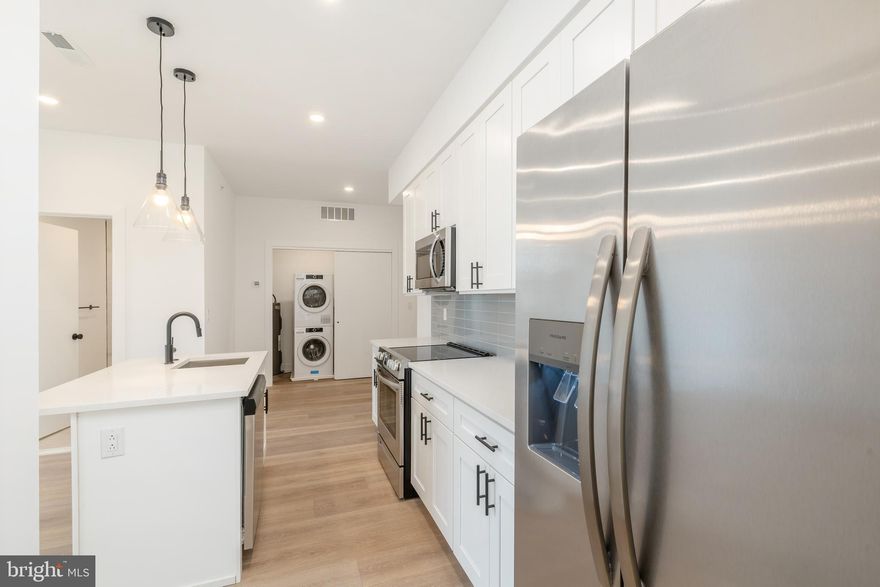 Price reflects 1.5 month free on a 17 month lease! BRAND NEW in the Heart of Queen Village! *Please note the photos are same finishes to be delivered here at another local project.* Be the first to live in this stunning, spacious and extremely bright studio apartment featuring all new hardwood flooring, state of the art kitchen with stainless steel appliances, gorgeous bathroom with shower/tub, LAUNDRY IN UNIT.  Water $25/month, tenant pays electric. Pets welcome for $25/month and a one time non-refundable $250 deposit. Only 1st month and 1 month security deposit needed at signing. Units to be ready for a December move in date!