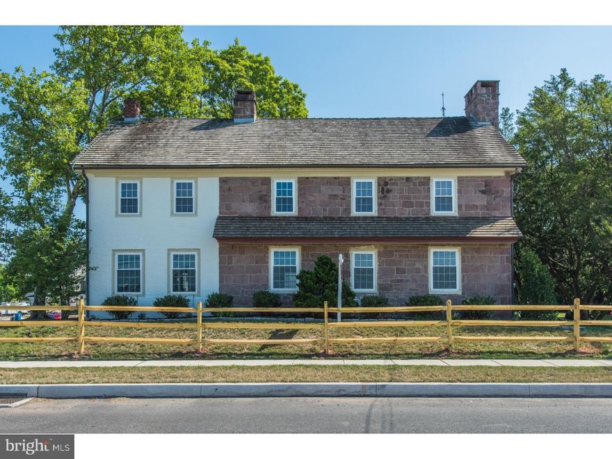 Welcome to this beautifully restored farmhouse featuring new amenities and old world charm that includes stunning woodwork throughout, newer cedar shake roofing, newer windows and newer HVAC system. From the minute you walk in you'll notice the gorgeous beamed ceilings and wide width hardwood floors that flow throughout. The spacious dining room is perfect for entertaining and features a built-in corner cabinet. The one of a kind kitchen features a stately fireplace, granite counter tops, stainless steel appliances, a double oven, upgraded tile backsplash, pantry and atrium door. The first floor is complete with a spacious living room, an office featuring built-in book cases and a beamed ceiling plus a convenient powder room. Retreat to the sumptuous master bedroom featuring beamed ceilings,a decorative fireplace, and spacious sitting room. Three additional bedrooms and a large full bath with granite top vanity feature beautiful finishes. And there are two walk up attics perfect for additional storage.  It's a great opportunity to live in a community of homes that have sold for as high as $580,000.  Don't miss out.  Plus it's just minutes to the popular village of Skippack, the Evansburg State Park and the PA Turnpike. You won't be disappointed!