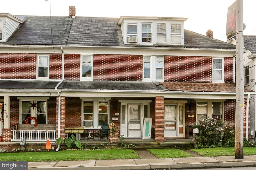 WELCOME HOME to this Gorgeous and Spacious Row-home conveniently located in the heart of Red Lion. This home features a BRAND NEW roof, beautifully renovated kitchen, large bedrooms, spacious LR/DR and a finished basement with extra room. Flat yard leads to 4 off street parking spaces. All appliances stay and 1 yr home warranty included. This home is a MUST SEE!