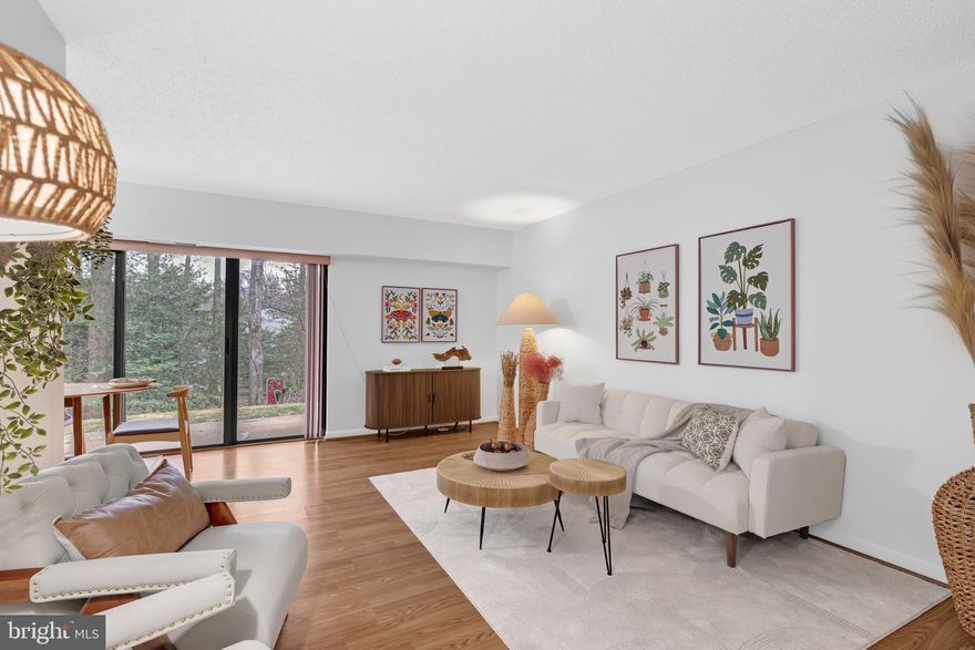 Welcome to 11637 Stoneview Sq #83/2B — a bright and inviting 2-bedroom, 2-bath condo in Reston’s much sought after community Shadowood. Major upgrades include HVAC System, Windows, Remodeled Kitchen & Bathrooms, Appliances, Washer & Dryer- Everything is Upgraded for you!!

From the moment you step inside, the space feels open and comfortable. The living room is filled with natural light and warm wood flooring. A large sliding glass door leads to a private patio with peaceful tree views, creating an easy connection between indoor and outdoor living. 

The dining area sits just off the living room and kitchen, making everyday meals simple and convenient. The galley kitchen offers granite countertops, plenty of cabinet space, a tile backsplash, stainless steel appliances, and durable tile flooring. Everything is laid out in a practical way that makes cooking feel easy and efficient.

Both bedrooms are generously sized with good closet space and wood flooring. The primary bedroom has a calm, airy feel with soft light coming through the window. The second bedroom can be used in many ways: guest room, home office, or creative space. Two full bathrooms add flexibility and comfort.

The washer and dryer are located inside the unit, tucked neatly in the hallway for easy access. No trips to a shared laundry room.

The private patio backs to trees, giving you a quiet and natural setting. Mature landscaping adds to the peaceful feel.

The condo fee includes ALL UTILITIES- electricity, water, sewer, trash removal, snow removal, exterior maintenance, lawn care, pool access, and recreation facilities. 

Shadowood is part of the Reston Association, offering access to pools, tennis courts, walking and biking trails, tot lots, picnic areas, and open green space. You are surrounded by nature while still being close to everyday conveniences.

The Metro station is less than a mile away. Reston Town Center, major commuter routes, shopping, dining, and Dulles Airport are all within easy reach.

Assigned parking spaces plus visitor parking add convenience.

This home offers comfortable living, practical updates, and a well-connected Reston location all in one place.