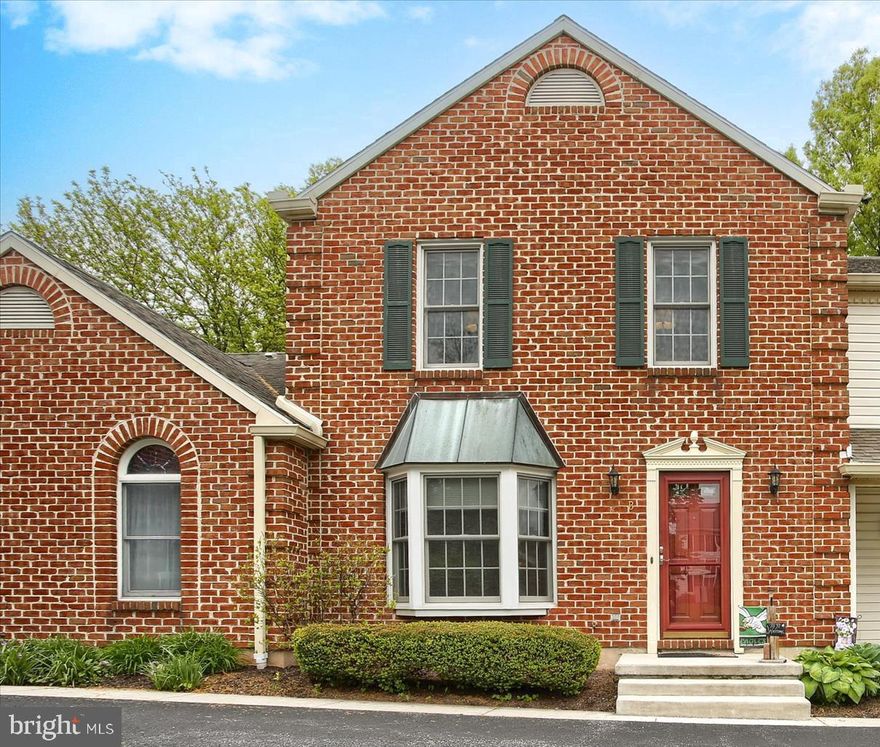 Welcome to Southpoint of Hershey, offering secluded parks within the development, this premium front elevation townhouse blends traditional architecture with modern comforts. Easy access to Hershey Medical Center, Rt. 83, Dining and Shopping in Downtown Hershey and minutes from Harrisburg. Derry Township School District.
Built in 1988, the property showcases a timeless brick exterior, garage and 3 season porch.  Step inside to discover a thoughtfully designed interior, where luxury vinyl plank flooring meets plush carpeting, creating an inviting atmosphere. Natural light pours in through bay and bow windows in the kitchen while you enjoy your morning breakfast.  Gather around the charming double-sided fireplace creating ambiance in your dining room and living room creating a perfect setting for quite dinners and evening relaxation. With three generous bedrooms and two full bathrooms, this home offers ample space for comfort and privacy. The unfinished basement presents endless possibilities for customization, whether you envision a home gym, workshop, or additional storage. Outside, the detached garage and off-street parking provide convenience, while the low-maintenance lot allows you to enjoy your surroundings without the hassle of extensive upkeep. This property is not just a house; it’s a place to create lasting memories. Experience the perfect blend of comfort and style in this delightful residence. The Community of Southpoint offers a wonderful park "Gilder Park" perfect for outside activities and picnics to enjoy. Call for your showing before it's too late.