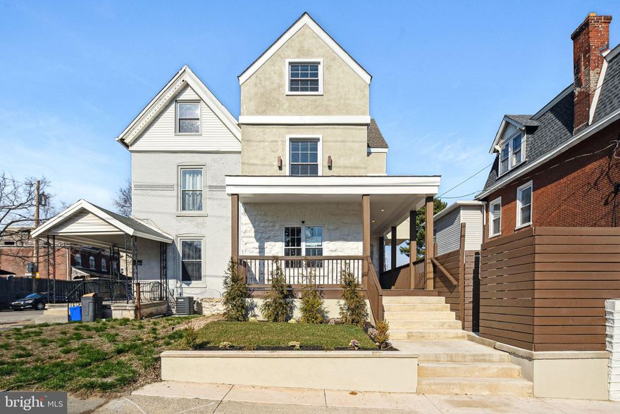 Welcome to 6317 Baynton Street, a stunningly renovated twin home that masterfully blends historic charm with modern luxury. This expansive 5-bedroom, 5.5-bathroom residence is designed for comfort, style, and versatility, offering a truly exceptional living experience in the vibrant Germantown neighborhood. Step inside to discover a spacious, open-concept first floor designed to host gatherings with ease. The living area features a cozy seating nook and large windows that flood the space with natural light, highlighting the impeccable craftsmanship and refined finishes. The gourmet kitchen is a chef’s dream, boasting a large granite island, ample cabinetry, and sleek appliances. A conveniently located powder room and laundry area add to the functionality of this level. From the kitchen, step out into the expansive fenced-in backyard — ideal for outdoor dining, gardening, or simply unwinding in your private oasis. The second floor is home to three generously sized bedrooms and two beautifully appointed bathrooms. The master suite is a true showstopper, featuring a private deck for additional outdoor space and a spa-like ensuite bathroom with a clawfoot tub and a separate stand-up shower. It’s the perfect sanctuary to relax and recharge. Venture up to the third floor to find two more well-proportioned bedrooms, each with its own full bathroom, providing comfort and privacy for family members or guests. The fully finished basement adds even more living space, offering endless possibilities. Use it as a media room, home office, gym, guest suite, or extra storage — whatever suits your lifestyle. Located just steps from Germantown Avenue, this home is close to charming local shops, restaurants, and cafes. Plus, with easy access to public transit and major highways, commuting to Center City or exploring the wider Philadelphia area is a breeze. Don’t miss your chance to own a piece of Germantown’s rich history, meticulously reimagined for modern living.