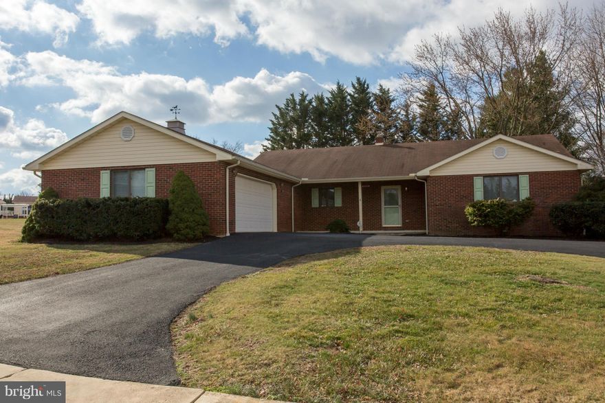 Beautiful custom built brick ranch home situated on a quiet cul de sac. Slate entrance foyer. Raised panel Cherry kitchen, breakfast room with bay window, Huge great room with slider to 3 season sun porch. Owner's suite with two closets and 4 piece bath. Additional bedroom and Hall bath with 4' shower. Main level laundry with service door to rear yard. 2 car attached garage. Inc-1 yr Home Warranty