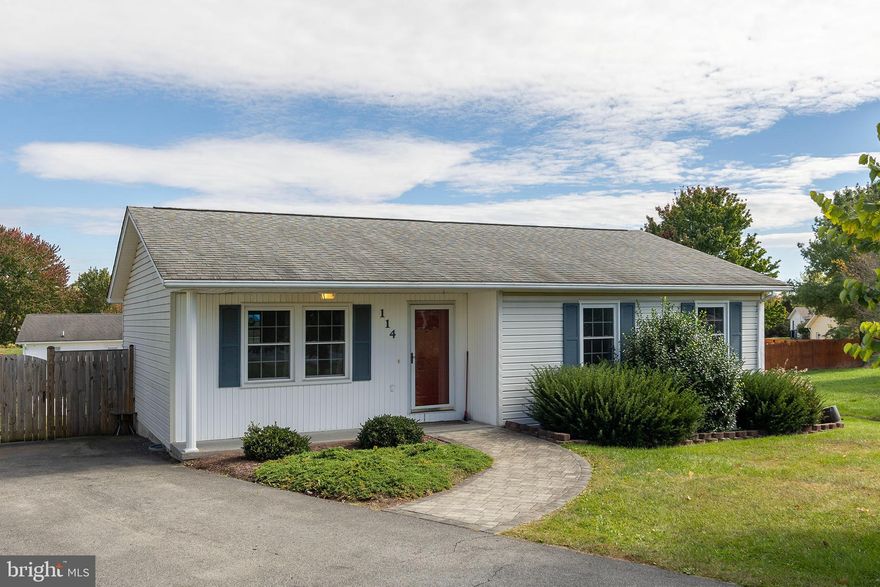 “Golden Dreams!” - Welcome to this charming, well-maintained ranch-style home tucked away in a peaceful and established Stephens City neighborhood. With over 1,110 square feet of comfortable living space, this delightful 3-bedroom, 2-bath home blends classic charm with modern convenience—perfect for those looking for a move-in-ready property that feels instantly like home.
From the moment you arrive, you’ll love the inviting curb appeal and easy single-level layout. Inside, a bright and open living area offers plenty of room to relax or gather with friends and family. The living room, dining area, and kitchen flow together seamlessly, making entertaining both simple and enjoyable. The kitchen provides generous cabinet space and counters, ideal for everyday cooking or weekend get-togethers.
Down the hall, you’ll find three comfortable bedrooms filled with natural light and ample closet space. The primary suite features its own private full bath, while two additional bedrooms share a second full bath—great for guests, family, or a home office.
Step outside to your large, flat, fully fenced backyard—a perfect retreat for outdoor living. There’s space for gardening, playing, grilling, or simply relaxing in the sunshine. A storage shed adds extra convenience for tools, lawn equipment, or hobbies.
Lovingly cared for and thoughtfully maintained, this home reflects true pride of ownership. Its manageable size, efficient layout, and single-level design make it ideal for first-time buyers, downsizers, or anyone seeking an easy, low-maintenance lifestyle.
Located in a quiet neighborhood, you’ll enjoy the serenity of small-town living while staying close to everything—just minutes from shopping, dining, schools, and commuter routes to Winchester, Front Royal, and beyond.
Whether you’re starting fresh or simplifying your life, this Stephens City gem offers comfort, convenience, and community at an affordable price. Don’t miss your chance to make this charming home your own—schedule your private showing today and come see why it’s the perfect place to call home!