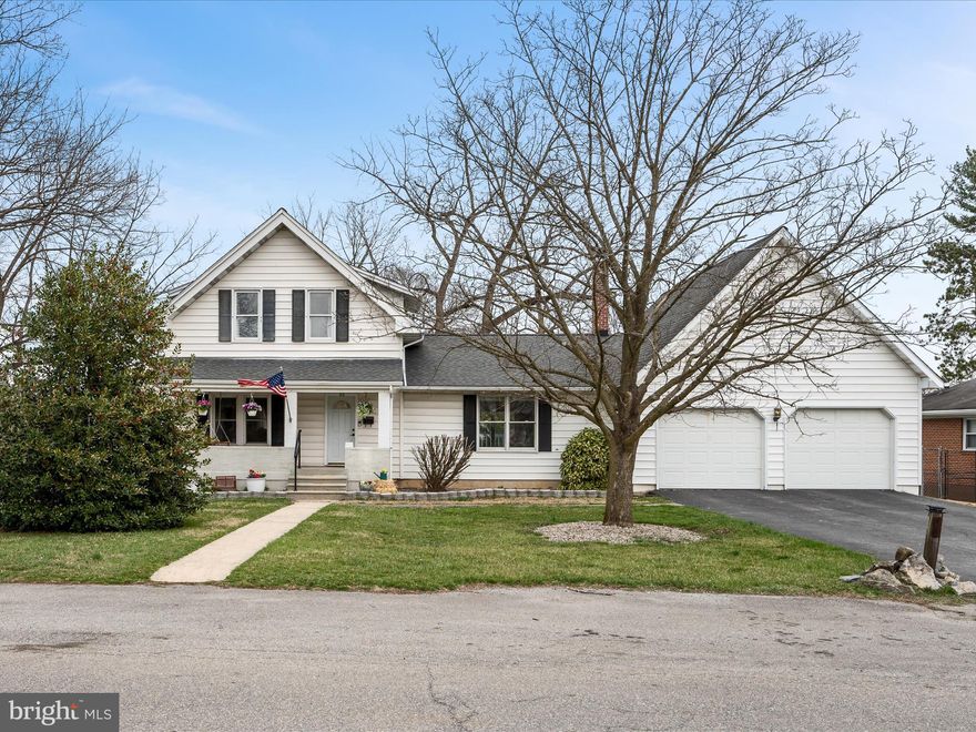 This charming home offers a perfect mix of timeless character and thoughtful updates. Situated on over 3/4 of an acre, with *NO HOA*, the property features a partially fenced rear yard, providing privacy and plenty of space for outdoor enjoyment. The welcoming front porch has room for a swing and rocking chairs—an ideal spot for morning coffee or evening relaxation.
The backyard with mature trees is designed for both leisure and play. A covered rear deck offers a shaded area for grilling or dining, while the firepit is perfect for a night under the stars. The asphalt basketball court adds extra options for activity, and the large yard has space for a playset, garden, or even a future pool.
The oversized garage provides plenty of room for hobbies, car projects, or extra storage. A covered side entrance offers easy access to the yard.
Inside, the main level showcases hardwood floors in most rooms and a blend of classic details with tasteful updates. The layout offers both a living room and family room, providing versatile spaces for entertaining or everyday use. The formal dining room is great for hosting, while the kitchen includes updated countertops, a stylish backsplash, and two newer stainless steel appliances. The enormous family room, with a wood-burning stove, is a cozy spot for gatherings. The recently updated carpet can be removed to reveal hardwood flooring underneath. A full bath on the main level adds convenience, and the laundry room with a utility sink offers extra functionality.
Upstairs, you’ll find three bedrooms and a full bathroom. The primary bedroom has a stylish color scheme with wainscoting accents, creating a cozy retreat. One of the guest rooms features built-in bookshelves, adding character. Updated carpet throughout adds warmth and comfort.
The full, finished basement offers extra space with updated carpet and original stone walls that add historic charm. This area is perfect for a guest room, home office, or creative projects, with plenty of storage areas throughout.
Conveniently located near I-81, I-70, and local shopping, this home offers a peaceful setting with easy access to schools, stores, and commuter routes. With its spacious yard, functional updates, and flexible living areas, this home is a must-see. Schedule your private tour today!