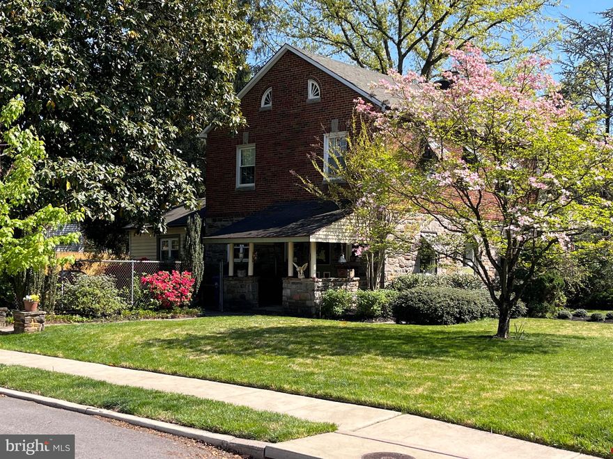 Welcome to your enchanted oasis in the heart of Baltimore's historic Arcadia neighborhood! This Craftsman style home, built in 1932 by an Italian stone mason for his family, exudes character, charm, and an uncommon level of polish. With 3 bedrooms, 2.5 bathrooms, a sunporch, and a sundeck off the master bedroom, this home is the perfect blend of vintage elegance and modern comfort. As you step inside, you'll be greeted by original plaster walls, two fireplaces, and a stunning stone hearth, creating a cozy and inviting atmosphere. The dining room and living room feature original hardwood floors, adding to the home's timeless charm. The finished basement and bonus air-conditioned attic provide ample space for your family to spread out and make memories. Outside, the enchanting garden feel will take your breath away. The house is nestled on a .27 acre corner lot within steps of Herring Run Park and its Tyndale Trail, offering streams, hiking paths, playgrounds, and sports fields. The yard boasts the second-largest magnolia tree in Maryland, 13th in the country, along with two water features, a small pond, outdoor sink, hosta plants, Japanese maples, hellebores, climbing hydrangeas, ferns, fragrant flowers, and even woodpeckers! Nestled in this beautiful setting is an adorable ‘she-shed’ ready for a myriad of uses limited only by your imagination and a working greenhouse full of plants! The 2-car garage is covered in trumpet vines and stonework. The driveway can hold three cars, and the house features original leaded stained glass windows. Fun fact: the house was nicknamed the "pony house" because a previous owner kept a pony in the yard! This home is truly a gem, meticulously maintained and completely repainted, with dual-zoned A/C and radiator heat. It's only 15 minutes from downtown Baltimore, offering easy access to the city's cultural riches, yet it feels like an idyllic paradise from a Hansel and Gretel storybook. Arcadia is known as a "City Suburb," and the neighborhood's 100-year-old Arcadia Improvement Association is a testament to its enduring charm. Don't miss your chance to experience this rare and enchanting home - schedule your visit today!
