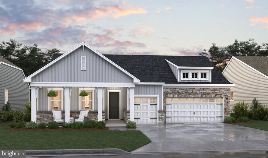 The Franklin offers an open floorplan with classic design elements and a projected settlement of May 2026, creating a home that feels both timeless and functional. This thoughtfully designed plan includes 3 bedrooms, 3.5 baths, and a 2.5-car garage, providing extra space for storage, hobbies, or gear.

A cozy fireplace anchors the main living area, while the screened, covered patio extends your living space outdoors—perfect for relaxing or entertaining. Luxury vinyl plank flooring throughout the entire home adds durability and a cohesive, modern look from room to room.

The upgraded primary bathroom offers a spa-inspired retreat, paired with quartz countertops that bring a clean, polished finish to the home.

For a full list of features for this home, please contact our sales representatives.
Photos are for illustrative purposes only and may not represent the exact home or finishes available.