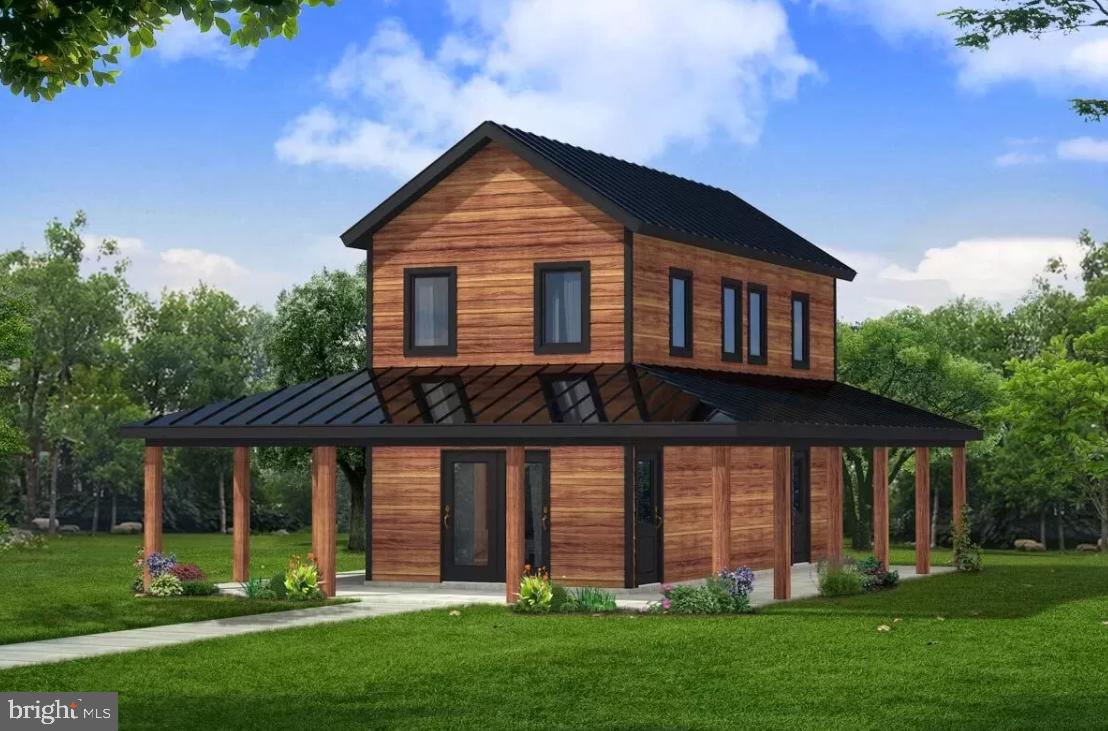 **New Construction To Be Built** Discover the perfect blend of peace and convenience on this scenic 1.38-acre wooded lot at 759 Glenville Road in Glenville, PA. Nestled amidst nature and overlooking a tranquil farm, this property offers a unique opportunity to build this stunning contemporary farmhouse with a wrap-around porch. The home features 3 bedrooms and 2 baths, including a first-floor primary suite, and a bonus sitting room on the second level. Sit on the porch and enjoy the peace and quiet of the surrounding woods.
The listed price is a base example only—Springwood Custom Builders offers 100% custom homes. Buyers can build this design or bring their own ideas to create the perfect plan. Well and septic installation will be handled by the builder as part of the construction process. Located just minutes from the Maryland line, this property offers a tranquil lifestyle with convenient access to nearby amenities. Contact the listing agent today for more information!
