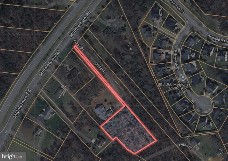 1.23 acres in Waldorf Prime location off of Middletown Rd. Public water hook-up available. Approved perc for private septic system.