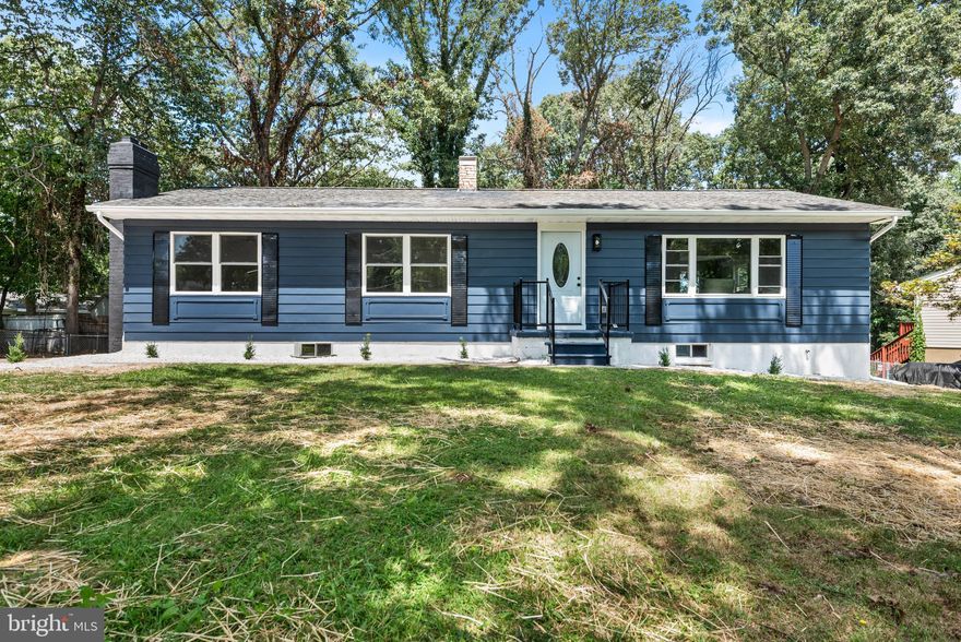 Welcome home to 1112 Oak View Dr! Located in the serene, sought-after community of Arden on the Severn, this stunning home offers the perfect blend of luxury and nature. This stunning rancher features 4 bedrooms and 2 full bathrooms. Upon entering, you're greeted by an open floor plan, the bright and inviting living room features an accent wall, large picture window, recessed lighting, new LVP flooring, a fireplace feature and fresh paint. The newly renovated modern kitchen offers top-tier features like quartz counters, tile backsplash, a spacious breakfast bar, and new stainless steel appliances. On the main level, you'll find three bedrooms and a full bathroom offering modern and luxurious finishes, new tub and tile surround, and an upgraded vanity. The fully finished lower level is perfect for a family room, guest space or home gym and also offers a cozy fireplace, an additional fully updated full bathroom and 4th bedroom. Outside your driveway features plenty of parking, a fenced backyard and enjoy the outdoors on the spacious elevated patio. The amenity-rich community offers access to 4 beaches, 3 boat ramps, tot lots, and ball fields. The neighborhood offers a monthly calendar of community activities and events. Easy access to 97 for commuting into Annapolis, Baltimore, DC, or Ft. Meade areas. It is also conveniently located for shopping and outdoor activities like boating, biking, or hiking.