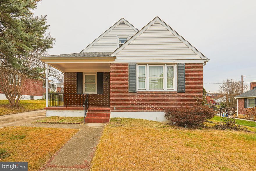 Cozy BRICK 3 Bedroom 2 FULL Bath Cape Cod with a COVERED Front Porch * Features Include:  Large living room that flows into the dining room * Eat in kitchen * 2 Bedrooms and a FULL bath complete the MAIN level * SPACIOUS bedroom on the UPPER level * HUGE rec room on the completely renovated lower level with a FULL bath. laundry  and TONS of storage * Fenced yard with COVERED rear patio and shed * MULTI car driveway *