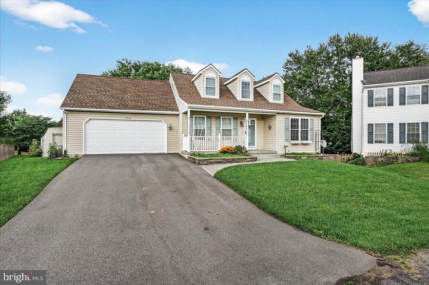 Discover the charm and comfort of this beautifully updated 3-bedroom, 3-full-bath Cape Cod nestled in the desirable Cross Creek community. Meticulously maintained and thoughtfully refreshed, this home offers an ideal blend of classic appeal and modern amenities.  Inviting living and dining rooms with gleaming hardwood floors and fresh paint. Spacious primary suite on the main level featuring a walk‑in closet and a full en‑suite bath. A chef’s dream in the eat‑in kitchen: brand-new cabinetry, sleek granite countertops, and stainless‑steel appliances—ready for cooking or gatherings. Two additional bedrooms upstairs, connected by a handy Jack‑and‑Jill bathroom, offering convenience and privacy.  Fully finished walk‑out basement (approx. 800 sq ft) featuring a cozy family room and wet bar—perfect for entertainment. Includes a convenient office or bonus room with closet, A full bathroom, and extra storage—ideal for an in‑law suite or guest space.  Enjoy peaceful privacy with a storage shed and wood‑backed yard at the end of a quiet cul‑de‑sac. The oversized 2-car garage with attic access provides ample room for storage and projects.  Close to shopping, dining, and easy access to I‑70, Ideal for commuters or weekend explorers.  Move‑in ready aesthetic with modern finishes and neutral decor.  Hagerstown schools nearby and community amenities for active lifestyles.
