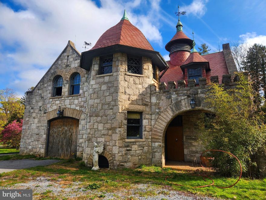 This property will be offered at Public Auction on Wednesday, May 20, 2026 @ 6pm.  The listing price is the opening bid only and in no way reflects the final sale price.  10% down due at auction, 2% transfer tax to be paid by the purchaser, real estate taxes prorated. Rarely does a property of this architectural pedigree come to auction. The Carriage House at Roslyn, built circa 1896 and designed by renowned Lancaster architect C. Emlen Urban in the same Château Esque style as the adjoining mansion, showcases a distinctive bell-shaped roof, arched carriage doors, and detailed battlements with Romanesque influences. Commissioned by Peter T. Watt, co-founder of the iconic Watt & Shand department store, the estate reflects the height of Lancaster’s historic architectural legacy and Urban’s celebrated craftsmanship. Offering approximately 4,000 square feet, the structure presents a remarkable opportunity for restoration and adaptive reimagining, with the main building already stabilized and reinforced, ready for completion and modernization. This nationally and locally significant property is listed on the National Register of Historic Places and designated as a Level I Historic Site, the highest classification in Lancaster County. Positioned on a 1.2-acre parcel at 321 N. President Avenue, it also overlooks President James Buchanan’s Wheatland residence across the street. An extraordinary opportunity to own and reimagine one of Lancaster’s most architecturally important historic structures.