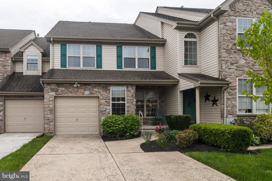 Welcome to this beautiful light filled, 3 bedroom, 2.5 bath townhome - move in ready and showing the pride of ownership!  Upon entering, you will find hardwood flooring throughout the entire first level.  The eye catching, versatile floor plan is perfect for all your needs!  Enjoy the sun filled kitchen with plenty of cabinets, stainless steel appliances, granite countertops and counter seating.  The kitchen is open to both the breakfast room and family room offering an open concept design.  A sliding door off the breakfast area leads to a delightful, private patio with lovely landscaping, and a view of the pond ..offering a special outdoor living space.  The 2 story family room with floor to ceiling windows and a gas fireplace make this room ideal for relaxing or entertaining.  This home offers an entry way, a formal living room and dining room, great rooms with many possible uses.  The 1st level includes a half bath and access to the garage.  The 2nd level features a complete master retreat, generous in size with a walk in closet and full bathroom.  The additional 2 bedrooms are warm and inviting with plenty of closet space and lots of natural light, plus a hall bath and 2nd floor laundry. The lower level is finished with recreation space, an office area, and plenty of storage.  Additional features of this wonderful home:  low association fee and taxes, fantastic cul de sac location, award winning Central Bucks Schools, easy commute to Phila/NJ and close proximity to charming Doylestown Borough with great restaurants, shopping and cultural activities.  Just around the corner you will find Hansell Park with trails, open fields, a pond and tot lot.  This lovely home can be yours   just move right in and unpack!