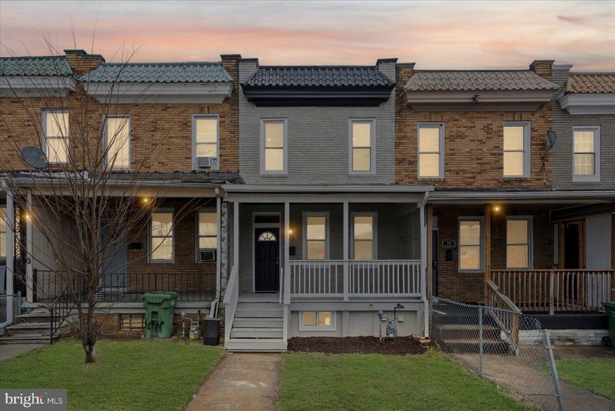 Welcome to your dream home! This charming Interior Row/Townhouse boasts 4 bedrooms, 3 full baths, and 1,867 sq.ft. of finished living space. Step inside through the front-porch and discover laminate flooring throughout, complemented by fresh paint, new doors, and recessed lights creating a seamless blend of style and comfort. Every bathroom showcases custom design tiles and new hardware. Relax in the spacious master bedroom, featuring a full bathroom, a new vanity, and lots of shower space. The upper level also brings an additional 2 bedrooms, and 1 bathroom. The main level brings a living room, dining room, and a kitchen that comes with brand new cabinets, stainless steel appliances, quartz countertops, a backsplash, and a beautiful peninsula. Venture downstairs to the basement, providing 1 bedrooms and 1 full bathroom and a spacious living room. The fenced-in exterior brings lots of yard space. You will also find a driveway in the back of the property that gives access to the back of the house. New Deck, New HVAC unit, New Water-heater and more! Located near interstate-95 and close to many shopping and entertainment places.