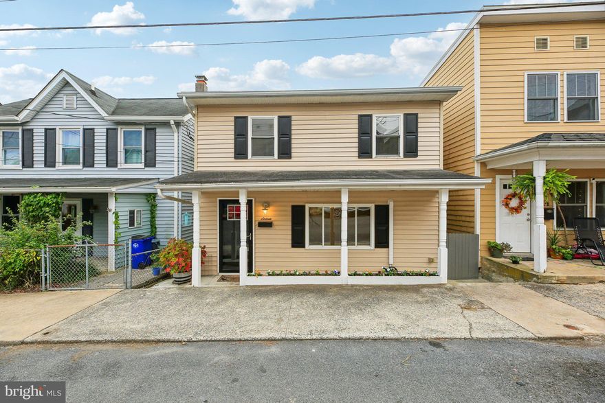 Welcome to 16 East C Street, a charming Brunswick home beautifully renovated in 2023 to blend historic character with modern comfort. Throughout the home, you’ll find fresh LVP flooring, new lighting and ceiling fans, updated countertops, and two fully remodeled bathrooms that bring a bright, refreshed feel to every space.

The main level offers a welcoming living area filled with natural light and plenty of room to gather, a dining space ideal for family meals or casual entertaining, and a thoughtfully updated kitchen with modern finishes that make both cooking and clean-up a breeze. A full bathroom on this level has been fully renovated with stylish fixtures and a clean, contemporary look, adding everyday convenience.

Upstairs, three generously sized bedrooms provide comfortable retreats with fresh finishes and ample closet space, while the second fully renovated full bath ensures a functional layout for both family and guests. A private deck off the main level expands the living space outdoors, offering a perfect spot for morning coffee, summer barbecues, or simply unwinding at the end of the day.

Perfectly situated in the heart of Brunswick, this home is just blocks from the MARC train station for easy commuting into Frederick or Washington, D.C. Routes 17 and 340 are only minutes away, connecting you quickly to I-70, shopping, dining, and regional employers. Outdoor enthusiasts will appreciate the nearby C&O Canal Towpath, Potomac River access, and scenic parks, while Brunswick’s historic downtown offers charming restaurants, coffee shops, and seasonal community events that bring the neighborhood to life.