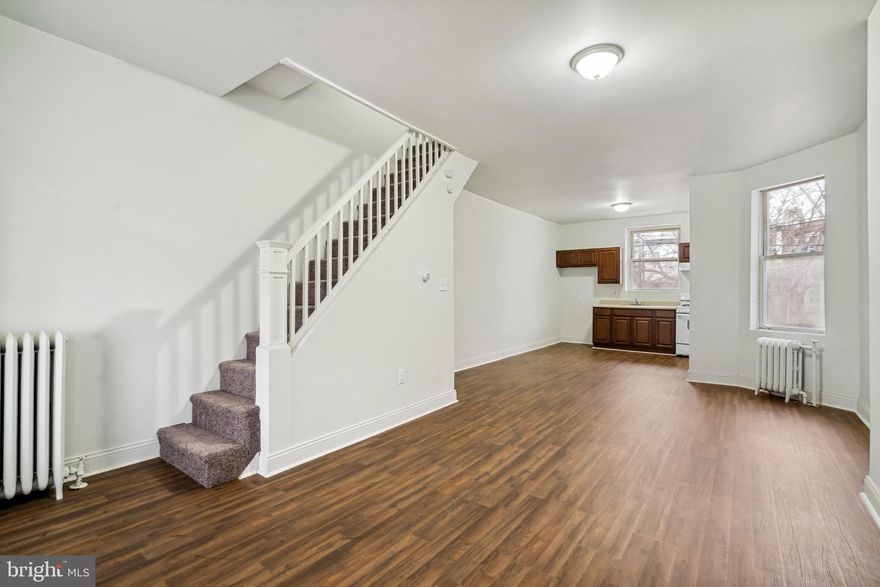 Calling all investors and owner occupants!  Welcome to 4914 N Smedley St.! This charming home features 3 bedrooms and 1 bathroom, making it a cozy and practical living space. The large covered porch welcomes you, creating a warm and inviting curb appeal. Imagine warm Spring nights hanging on the porch watching the city unwind. Inside, you'll find beautifully updated wood look floors that add a touch of elegance to the home. The open layout of the living and dining rooms ensures a seamless and flexible living space, suitable for various needs. The kitchen is both functional and inviting with new counters and cabinets. The bathroom is adorned with timeless subway tiles, adding a stylish touch to the space. 

This home has just been renovated, ensuring it meets modern standards of comfort and aesthetics. With fresh paint, new flooring, updated kitchen, and bathroom this home is turnkey. A blank canvas, ready for you to add your personality and make this house a home. If you're looking for a place that combines classic charm with contemporary living, 4914 N Smedley St. is worth checking out. Come and see for yourself – schedule a showing today!