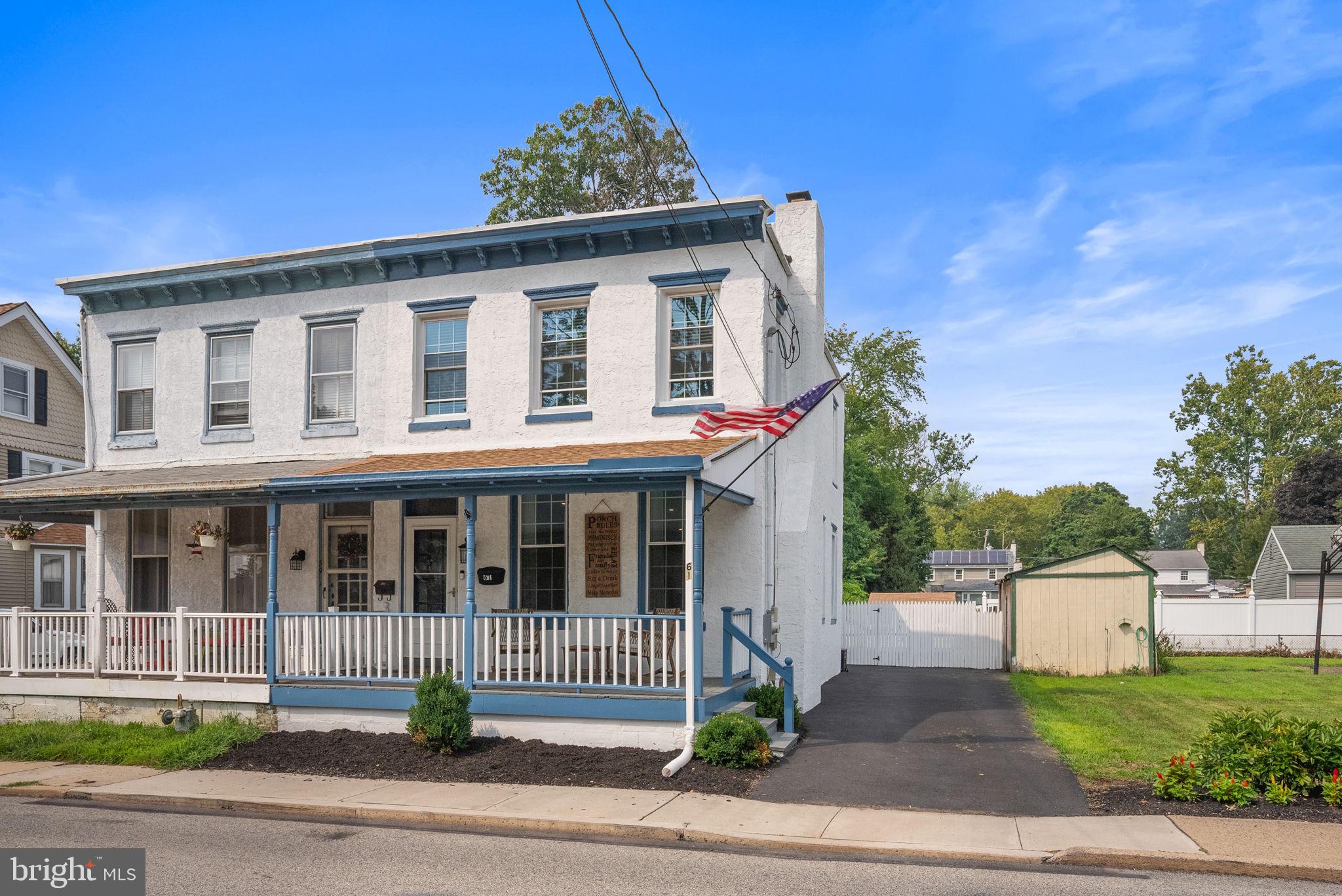 ********Open House Sunday August 10th 11 am to 2 pm**********
Charming 3-Bedroom, 2-Bath Home in Walkable Hatboro
Welcome to 61 E Montgomery Ave – a well-maintained 3-bedroom, 2 full bathroom home nestled in the heart of Hatboro. This property offers the perfect balance of comfort, convenience, and outdoor living.
Inside, you'll find a spacious layout filled with natural light, ideal for both everyday living and entertaining. The home features three comfortable bedrooms, two full bathrooms, and plenty of charm throughout.
Step outside and enjoy your own private retreat — the backyard is fully gated, featuring a large deck perfect for outdoor dining or relaxing, a lush grassy yard for play or gardening, and a standalone shed offering extra storage or workspace.
Located within walking distance to vibrant York Road, you’ll have easy access to popular local bars, restaurants, and breweries. Public transportation is just steps away with the nearby SEPTA Regional Rail station, providing a short, direct commute to downtown Philadelphia.
Whether you're a first-time buyer, a commuter, or simply looking for a home with great outdoor space in a prime location, this Hatboro gem has it all!