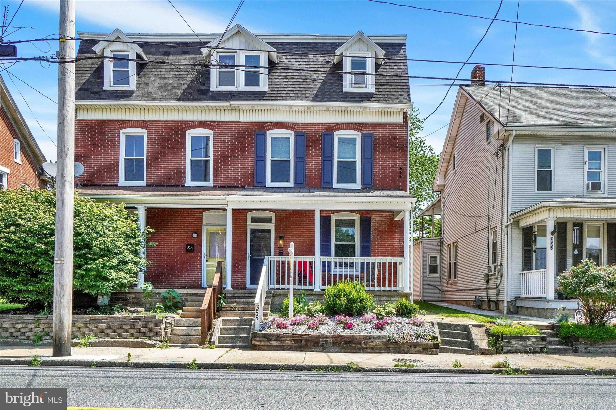 Fully remodeled and move-in ready, this spacious semi-detached home in the heart of Dallastown offers everything you’ve been looking for! Featuring 5 generously sized bedrooms and 3 fully updated bathrooms, this home provides plenty of space and flexibility for any lifestyle.
The first floor includes a bright living room, a large formal dining room, and a stunning gourmet kitchen with granite countertops, an oversized center island with electrical outlets, upgraded faucet, stainless steel appliances, and ample cabinet space. The first-floor primary bedroom suite includes double closets, a fully remodeled private bath, and convenient laundry hookups—an additional laundry hookup is also available in the basement.
Upstairs, the second floor offers two spacious bedrooms, two remodeled full baths, and a bonus walk-through area that leads to a private balcony overlooking the level, fenced-in backyard. The third floor features two additional bedrooms, perfect for guests, office space, or hobbies.
The nicely finished lower-level den provides additional living or recreation space. This home has been updated throughout with all new windows, a brand new roof, new water heater and offers a detached garage in the rear. Enjoy the charming front porch and a large lot in a fantastic location close to schools, shopping, and amenities.
Located in the Heart of Dallastown Borough
Don’t miss out on this spacious, beautifully updated home—schedule your private showing today!