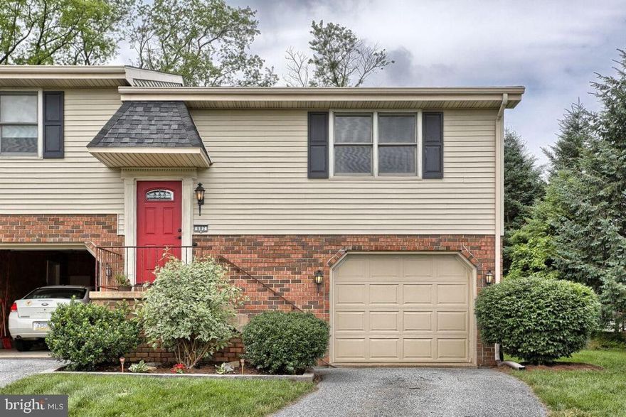 Beautiful well maintained Lititz home.  This 3 BR, 1.5 BA end unit, has hardwood floors, updated kitchen with pantry, updated appliances and fixtures,  and updated outdoor A/C unit . Enjoy the finished walk out basement with an outdoor patio area. Convenient off street parking and 1 car garage. Schedule a showing today!