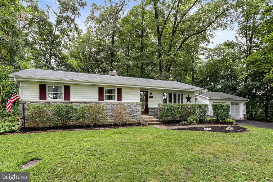 Hard to Find! 3 Bedroom, 1.5 bath, Rancher in Southern Carrol County. Nestled on approximately 1 semi wooded Acre with an oversized detached 2 Car Garage. Hardwood Floors, Granite Counters, Stainless Steel Appliances and 2 woodstoves. Wood and pellet stove have been used for past couple of years for primary heat but furnace also works. Private Country Living convenient to Rte 97, Rte 94, I 70, and Rte 26.