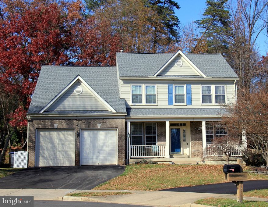 (Photos and Floor Plan to be posted 1/30/26) Beautiful 4 Bed, 3.5 Bath, Colonial with the Builder Optional Bump Outs, Fenced Back Yard Backing to Trees, tucked away at the end of a Cul-de-sac!   From the welcoming Front Porch to the cozy Gas Fireplace, to the charm of rich Hardwood Floors, this feels like home.  Enjoy cooking and entertaining family and friends in the Eat-in Gourmet Kitchen, complete with a lovely Granite Island and Stainless-Steel Appliances.  The Main Level is light and airy with 9 ft. ceilings and an abundance of natural light, featuring an Open Floor Plan in the Great Room, Kitchen and Sunroom, yet also offers distinctly designated space for a Formal Dining Room, Living Room, Library/Office, as well as Laundry Room, Powder Room and Kitchen Pantry.  The Sunroom has a Sliding glass Door walk out onto an inviting Double Tiered Deck where you can take in serene views of the forest from your own backyard.   (Deck Furniture Conveys.)

On the Upper Level you will find the Walk-in Closet in the 2nd Bedroom has Custom Organizational Shelves.  You will also find a second Full Bath with Double Sinks.  The luxurious Primary Suite is adorned with a vaulted ceiling, an Ensuite Bathroom with a Walk-in Shower, Soaker Tub, Double Sinks, and Walk-in Closet with an entrance to a bonus floored storage area in the attic.

The Basement has a generous amount of useable and finished space:  a Recreation/Media Room with a Walk-up to a Patio in the Back Yard, a Hobby/Workout Room, 2 Bonus Rooms, a Full Bath with Granite Floor Tile, a large Storage Closet, and a Utility room. 
 
Extra Features include an Insulated 2-Car Garage,   Recently Replaced Roof, Gutter Covers, In-ground Irrigation System, Battery Backup for the Sump Pump, Whole Home Humidifier, ADT Alarm System Pre-wire, 2 Built-in Safes, Window Treatments including Wood Blinds, Shelves in the Library, Basement and Garage, Shelves and Cabinets in the Laundry Room, Imported Chandeliers in the Foyer and Dining Room, Crown Molding and Chair Rail in Dining Room, and Recently Replaced Thompson Creek Windows on the Upper Level. Fresh paint, and New Bedroom Carpet. (Please note that New LVP Flooring for the Kitchen and Sunroom, and New Carpet for the Basement is on order and will be installed.) 

The Forest at Southrun HOA collects Trash, Recyclables, provides seasonal Leaf Collection, has a Picnic Area, Basketball Courts, Sidewalks for strolling and dog walking, as well as a Tot Lot/Playground. There is a multipurpose Ball Field nearby.

This fabulous location is in the highly rated Newington Forest Elementary/South County Middle/South County High School district, is close to Bus Stops, Commuter Lots, VRE, 7 miles to Springfield/Franconia Metro, 21 miles to Reagan International Airport, 24 miles to Dulles International Airport, and within minutes of Ft. Belvoir, Occoquan Historic District, Burke Lake, George Mason University, Golf, Shopping, Restaurants, Fairfax County Parkway, Rt. 495, and Rt. 95.