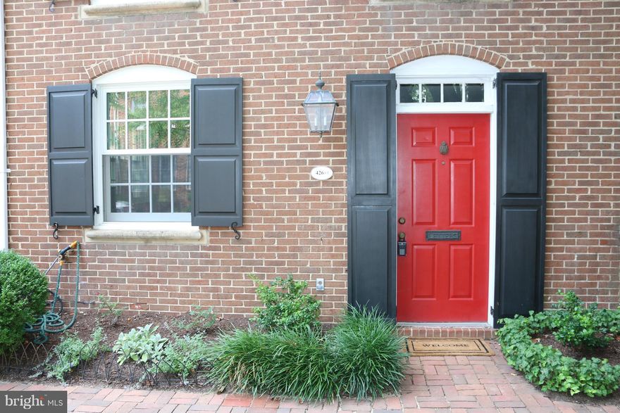 Back to active with a renovated bathroom and new walk-in shower. This one  Bedroom Townhouse is  located four blocks from King Street with off street parking space. Hickory hardwood floors, granite counter tops, washer/dryer, plantation shutters.  Entire unit has been painted. Two Fireplaces. Assigned off street parking spot. This charming unit is close to restaurants, shopping, Harris Teeter, Trader Joes , Potomac River, Metro, Bus Line and Rail station.