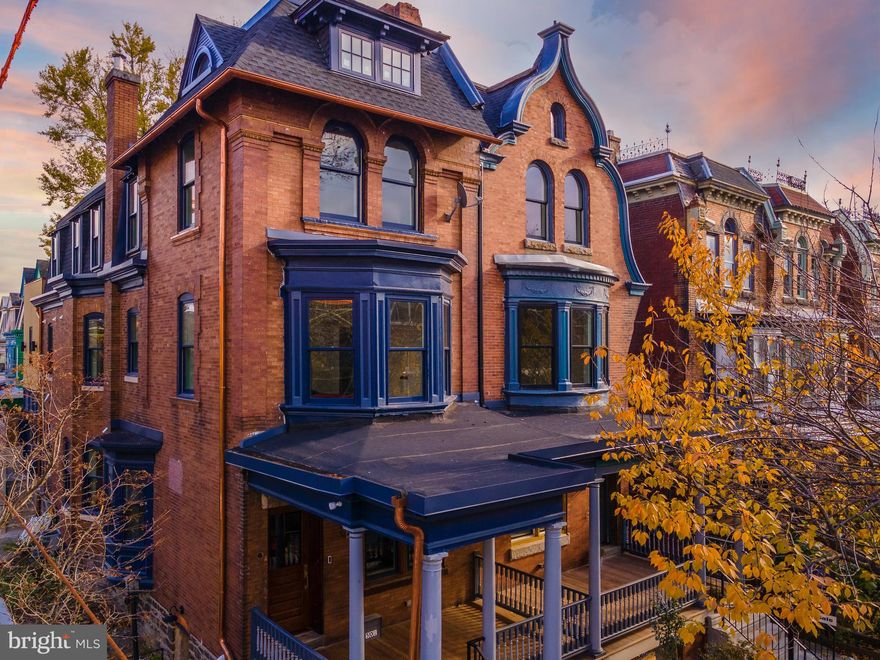 Welcome to a spectacular home in the heart of Spruce Hill with a coveted history! Built in 1890 as a beautiful Victorian home, this gem has been restored, renovated, and reconfigured to maintain its classic exterior while creating a light-filled, spacious and functional contemporary interior. This unique Spruce Hill residence is nestled on a beautiful tree-lined University City street and sits within the Penn Alexander school catchment!
 
The design takes the layout of a larger urban historic home and reprograms it, retaining the original appeal while adding modern touches for maximum functionality. Take note of the original charm with its high ceilings, leaded glass, original floors, staircase, doors, and more! The spacious rear yard with a walkout balcony off the kitchen is perfect for entertaining.
 
The home has incredible bones and sets the bar for quality urban construction and design.  The ornate façade and brickwork have been brought back to their original splendor with newly installed Kolbe & Kolbe windows to compliment the restored decorative & leaded glass.
 
On the ground floor, a dramatically enlarged entry lets natural light flood in and opens the dining area and new custom kitchen to the new rear deck and yard.  On the 2nd floor, there is a large family room facing the street. Adjacent to the family room is a dramatic double height study nook, with built-in bookshelves, which was carved out of the 2nd and 3rd floors through selectively cutting away of the flooring to offer added light to the center of the house.
 
The primary suite is located at the rear of the 2nd floor and is approximately 425 square feet. A central corridor accesses closets and the primary walk-in bathroom with its freestanding tub and spacious glass-enclosed shower. The bathroom extends into a large bay projecting out into the side easement. 
 
The 3rd floor continues the transformation, eliminating superfluous circulation space and dark, undersized spaces to create three oversized bedrooms and two highly functional bathrooms with an abundance of ambient light. Follow the stairs from the 3rd floor to the usable attic with new historically appropriate dormer windows. 
 
Take advantage of a FULL 10-year tax abatement! Don't miss out on this rare opportunity! 

Jim Cassidy, C2 Architecture
Elbert Myers, ES Myers Contracting Inc.
Revampant, LLC