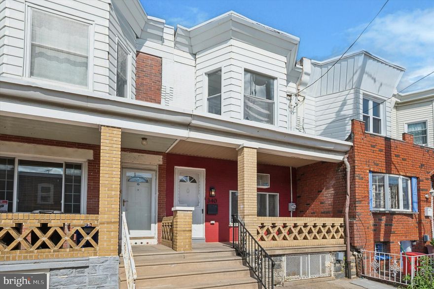 **UPDATED 3 BED/1 BATH HOME IS READY TO MOVE RIGHT IN**Enter up the stairs to your classic Philly front porch which is just waiting for your flowers, plants, chairs and curb appeal. Once inside you will notice the sturdy LVP flooring in a soothing color palette which spans the living/dining area. The space is an open floor plan with archway and  plenty of room for all your furniture. The kitchen is a standout with all new stainless steel appliances, new countertops and crisp white cabinets. There is room for a breakfast table/chairs and even a pantry cart for added storage. Off the kitchen is a step down fenced in patio ready for your grill, outdoor furniture and general relaxation. The 2nd floor has 3 true bedrooms with a Modern hallway bath, nice vanity and shower/tub combo. The basement is clean and good for storage. Don't miss the opportunity to own this lovely home for a good price. Schedule your showing today or call for a private tour.
