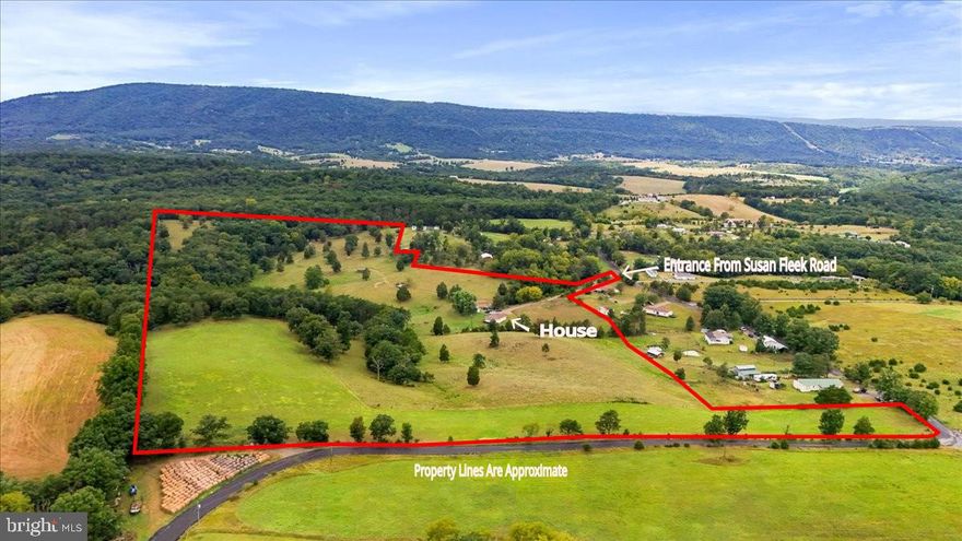 Welcome to your slice of Almost Heaven, West Virginia! This rare 42-acre unrestricted property offers the perfect blend of privacy, functionality, and natural beauty. Whether you're looking for a peaceful residence, a working homestead, or the perfect spot to build your dream home – the possibilities are endless here.

The land is mostly fenced, making it ideal for livestock or agricultural use. The topography features a scenic mix of level, rolling, and sloped terrain, with a beautiful balance of open pasture and mature woods. Small ponds add to the charm and provide water sources for animals or simply a serene place to relax.

The single-level 2-bedroom, 1-bath home is cozy and well-maintained. Major updates include a new roof (approx. 4 years old), as well as upgraded siding, windows, gutters, and a mini-split system in the living room. With public water already in place, you're set up for convenience while enjoying the peace and quiet of rural life.

Whether you're envisioning a small farm, weekend retreat, or future dream home site – this unrestricted land offers room to grow and breathe.

Don't miss your chance to experience the tranquility and opportunity this property offers. Come see for yourself – Almost Heaven is waiting!