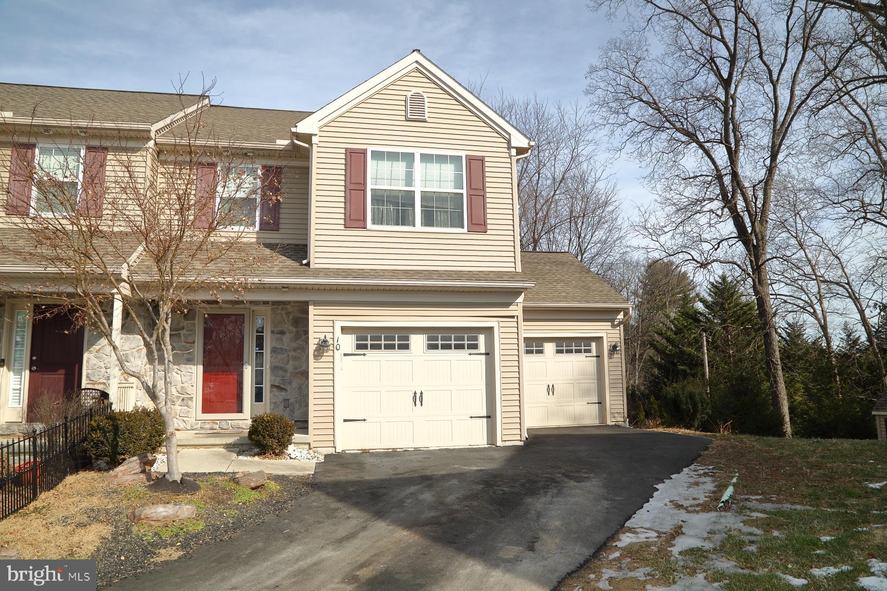 Attractive semi-detached townhome in Lancaster Township, nestled on a quiet cul-de-sac. Features 3 spacious bedrooms, 2 full and 2 half baths, a daylight walk-out basement, a deck overlooking the backyard and an open floor plan. This home is less than 10 years old, and extremely unique offering a 2-car garage and over 2,000 sq ft of living space. Conveniently located near schools, convenience stores, restaurants and shopping. The HOA is extremely affordable!