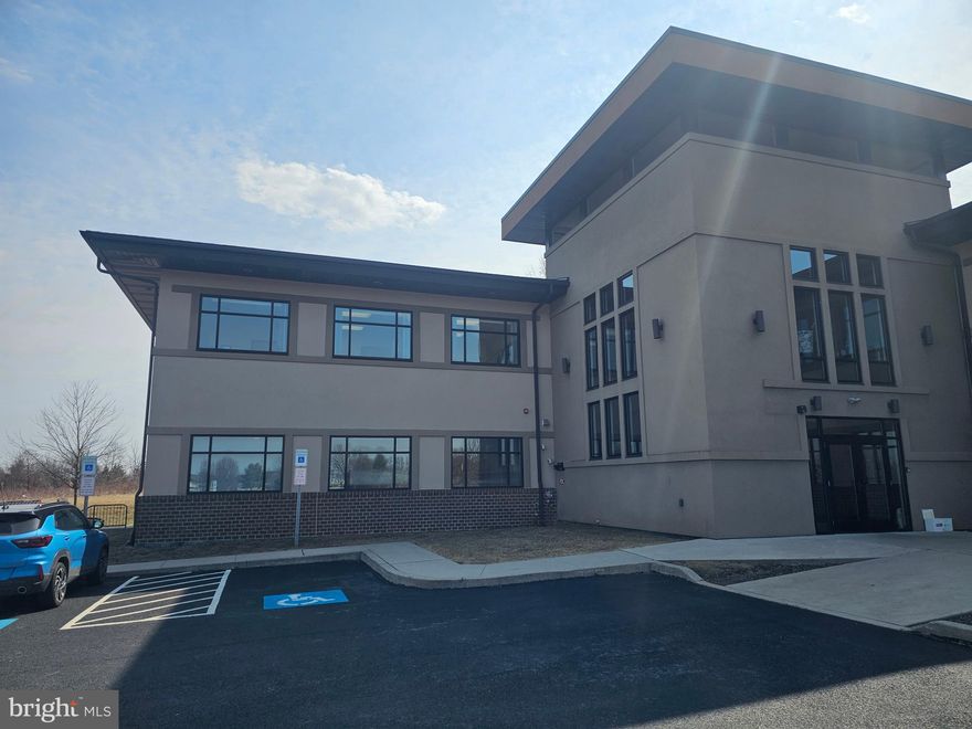 Professional office building constructed in 2011. Office spaces have central air conditioning, gas heating, and well-maintained common areas to ensure comfort and professionalism.  Move-in-ready office spaces with modern finishes, and high ceilings. Offices are 10x12, and all utilities are included with kitchen and conference room access. Bathrooms available in the Suite 

Its strategic location in Gilbertsville ensures easy access to local amenities and services, making it an ideal choice for businesses seeking a modern and conveniently located office space. Contact us today for leasing details and a private tour! Move-in-ready office spaces with modern finishes, high ceilings, and large windows that bring in plenty of natural light.