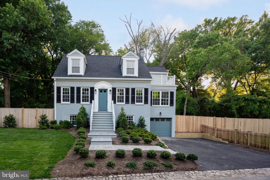 The attention to detail in the remodeling and expansion is evident in this 3-level home, and the addition of modern amenities blends seamlessly with the charm of the original home. Over 2700 square feet of living space, the main level's wood-burning fireplace creates a welcoming atmosphere. Gourmet kitchen with custom cabinets, quartz counters, breakfast bar and high end appliances including induction cooktop. The addition of a half bath and office/den space adds practicality and functionality.

The upper level's two en-suite bedrooms, including a luxurious primary bedroom with bathroom addition with dual shower head and a double vanity. A private rooftop deck offers winter views of the Potomac River, provide a tranquil retreat. The lower level's third bedroom, full bath, and spacious family room offer additional living space, perfect for relaxation or entertainment.

The property's stunning hardscaping and landscaping, including a custom patio and fully fenced yard, enhance outdoor living and curb appeal. With convenient access to amenities and the George Washington Parkway, this remodeled home on the East side of Wellington offers both comfort and luxury.