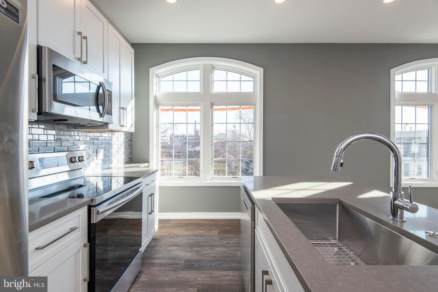 Nestled in the heart of Passyunk Square, The Exile Building is home to 23 brand-new construction, luxury rental units, featuring top-of-the-line finishes throughout. This 2BR apartment has hardwood floors, stainless steel appliances, quartz counters, walk-in closets with custom-built shelving, custom tile-work in the frameless glass-enclosed showers, washer/dryer, recessed lighting, high ceilings with built-in speakers, Nest thermostats, video intercoms, and tons of natural light. In addition to everything we've already mentioned, the building offers a package delivery room, meeting/lounge space, and bike racks, as well as an ideal location across from Columbus Square and close to tons of shops and restaurants on Passyunk Ave.