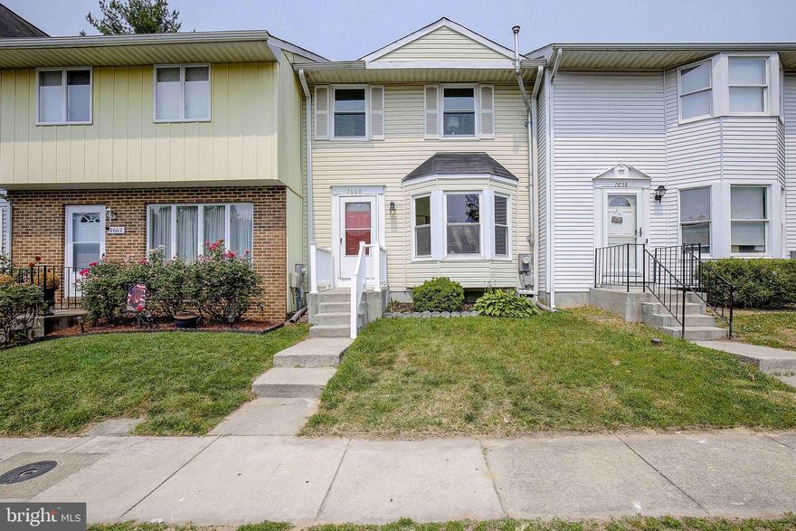 Offer Deadline - Monday, June 5th @ 5:00pm.  Cute and quaint townhome in the heart of Pasadena.  Just moments from North East High, this townhome is adorable.  When you walk in, you will notice that the home is filled with natural light.  The eat in kitchen is spacious with plenty of storage and custom cabinetry.  The living room features hardwood floors and French doors.  The living room is perfect for entertaining.  The French doors lead out to a large deck.  Upstairs you will find three bedrooms and an updated bathroom.  The lower level is finished and features two separate spaces which could be combined for one large rec room.  The back yard is fully fenced.  Recent updates include the HVAC, new carpet, fresh paint throughout as well as new light fixtures.