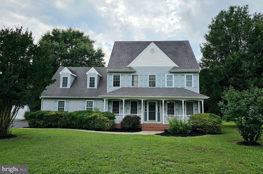 Classic colonial charm can be yours with this well-maintained 3-bedroom, 2.5-bath home on a picturesque 1-acre lot in Misty Creek. Built in 2000, this 1,986 sq ft home features a timeless layout with a spacious bonus room over the garage—ideal for a home office, in-home gym, media room, playroom, or fourth bedroom. Catch the sunrise with your coffee on the welcoming front porch and entertain guests on the back deck that overlooks the expansive rear yard. Inside, the home delivers warm, functional living with room for gathering and privacy alike. Features include a breakfast nook, spacious kitchen with large pantry, generous owner’s suite, tankless hot water system and a second-floor laundry room for convenience. Outside, a paved driveway, large storage shed, and thoughtful landscaping complete the picture of this turnkey home. Located in the highly rated Mardela School District, this property combines suburban tranquility with easy access to local amenities and offers the perfect blend of comfort, space, and location. Whether you’re upsizing, relocating, or just looking for your forever home, this property is a standout in every sense. Septic system has been evaluated by Bluewave Environmental and recommended repairs completed. Schedule your private tour before time runs out!