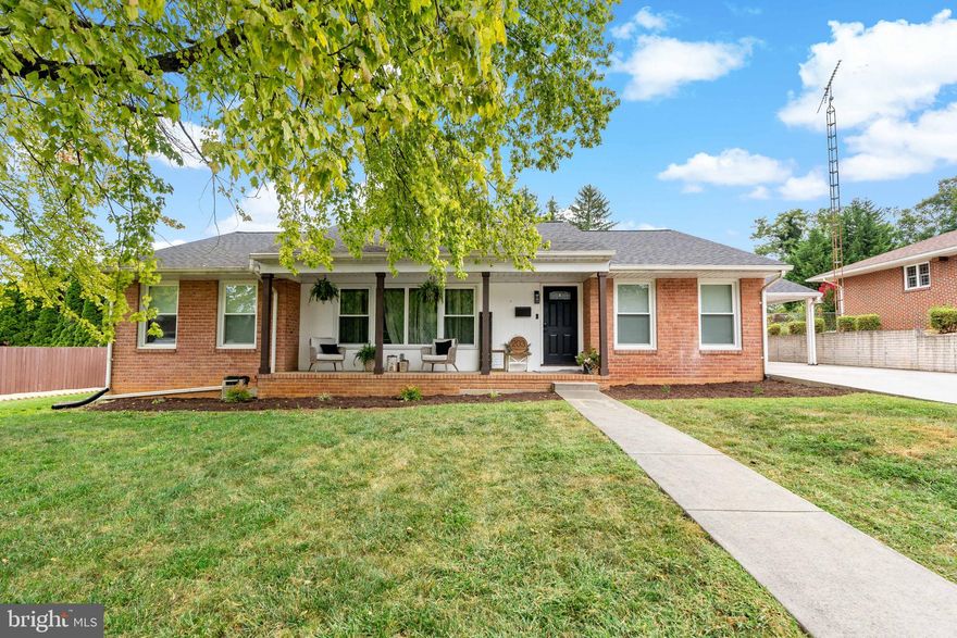 Highly Sought-After West End Location!

Welcome to this charming brick ranch set in a desirable, family-friendly neighborhood within a top-rated school district. Perfect for families or those looking to downsize, this home blends comfort, style, and convenience.

Step inside to find a beautifully upgraded kitchen featuring custom cabinetry, quartz countertops, stainless steel appliances, decorative tile flooring, and a large island with a dining area—ideal for gatherings. The spacious living room boasts gleaming hardwood floors and plenty of natural light and a amazing fireplace.

The primary suite offers a spa-like custom bath, while two additional bedrooms and two more full baths provide plenty of room for family and guests, all with gleaming hardwood floors. The finished lower level is perfect for entertaining, complete with a dry bar and open recreation space and fireplace.

Outside, enjoy a massive rear deck overlooking a private backyard, perfect for relaxing or entertaining. A welcoming front porch adds even more charm.

Don’t miss this rare opportunity in the West End—safe streets, strong community, and a move-in ready home waiting for you!