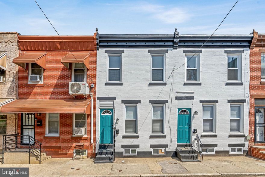 Recently refreshed about 1 year ago 2 bedroom, 1 bath house on a nice quiet block with lots of new development around.  Easy access to 76, UCity, the Stadiums and Center City.  Great for 1st time home buyer!  Keep expenses low - low taxes, low utilities.

1st floor - open living/ dining room, good size open kitchen with shaker cabinets and s/s appliances, entrance to very good size rear patio.

2nd floor - 3 piece bath with window, smaller hall bedroom with ceiling fan, closet and window, large front bedroom with 2 windows, closet and ceiling fan.  

Basement - full unfinished basement with washer, dryer and hvac system